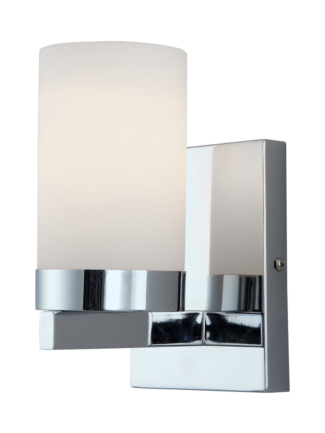 Canarm IVL429A01CH Milo 1-Light Bathroom Vanity Fixture in Chrome Finish - Perfect for Modern Bathroom & Powder Room Lighting