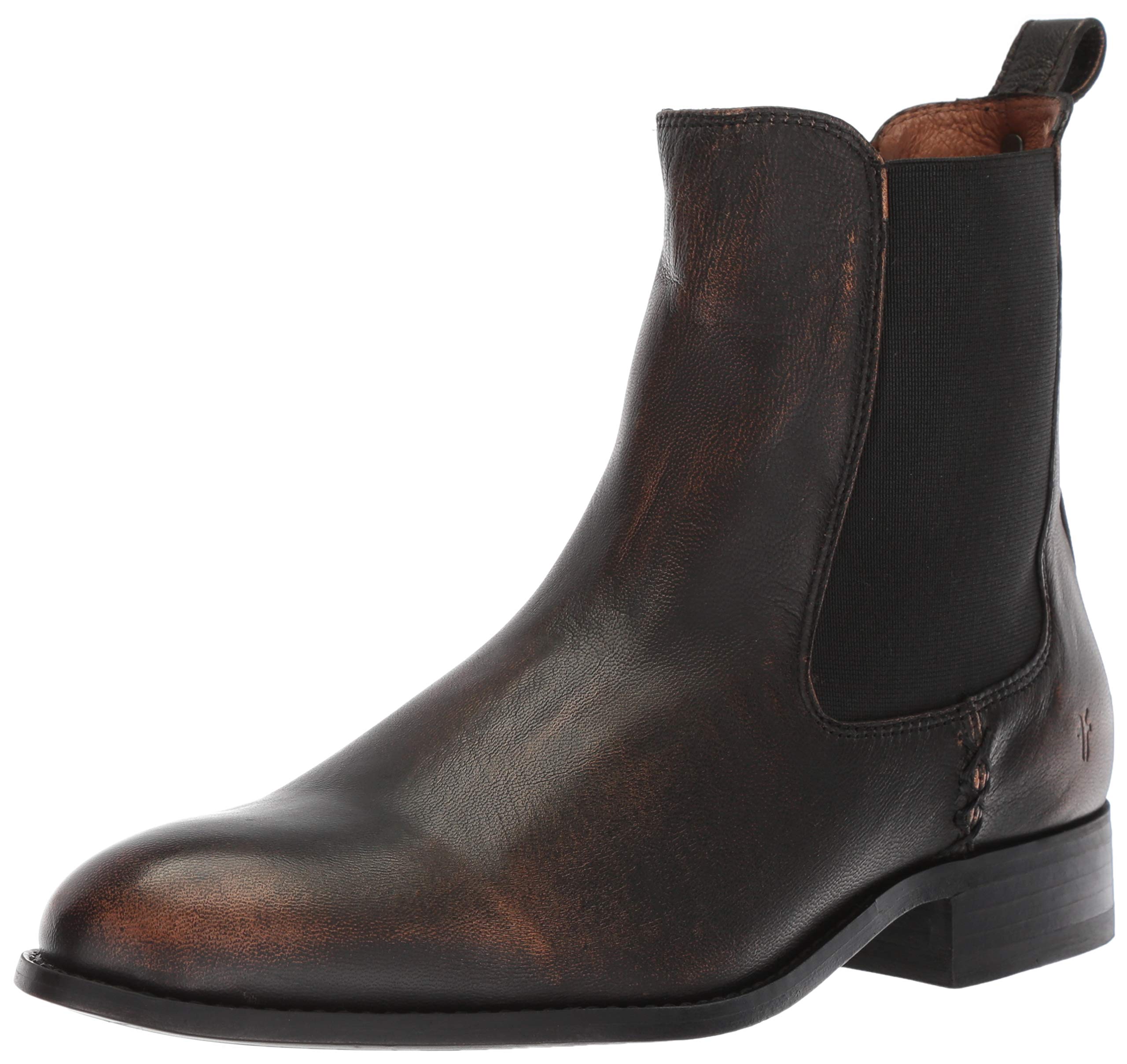 Frye Women's Melissa Chelsea Boots - Comfortable Ankle Boots for Women, Leather Slip On Shoes - Perfect for Casual Outfits, Office Wear & Fall Fashion