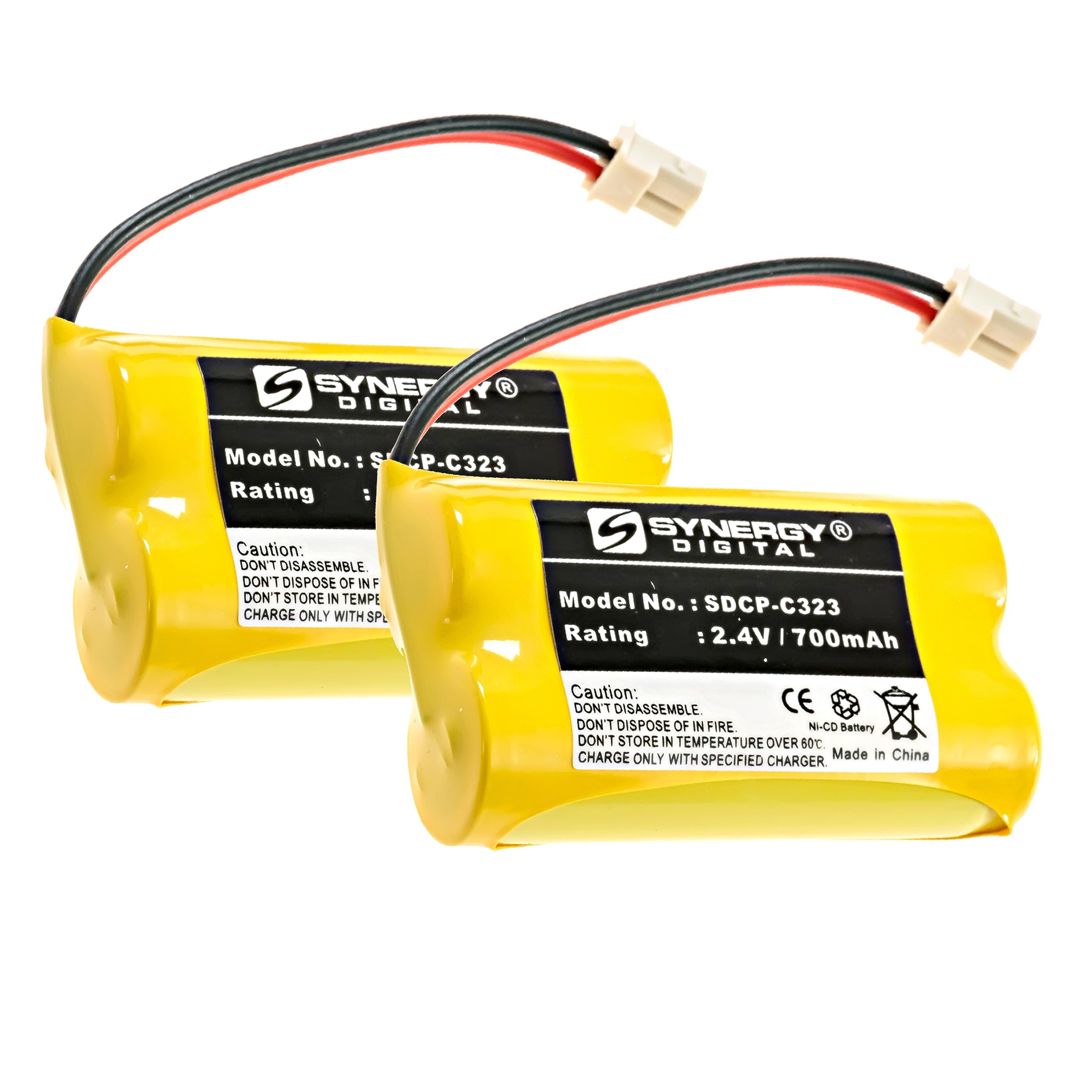 Lenmar CBB350 Cordless Phone Combo-Pack with 2 x EM-CPB-479J Replacement Batteries - Perfect for Home & Office Communication