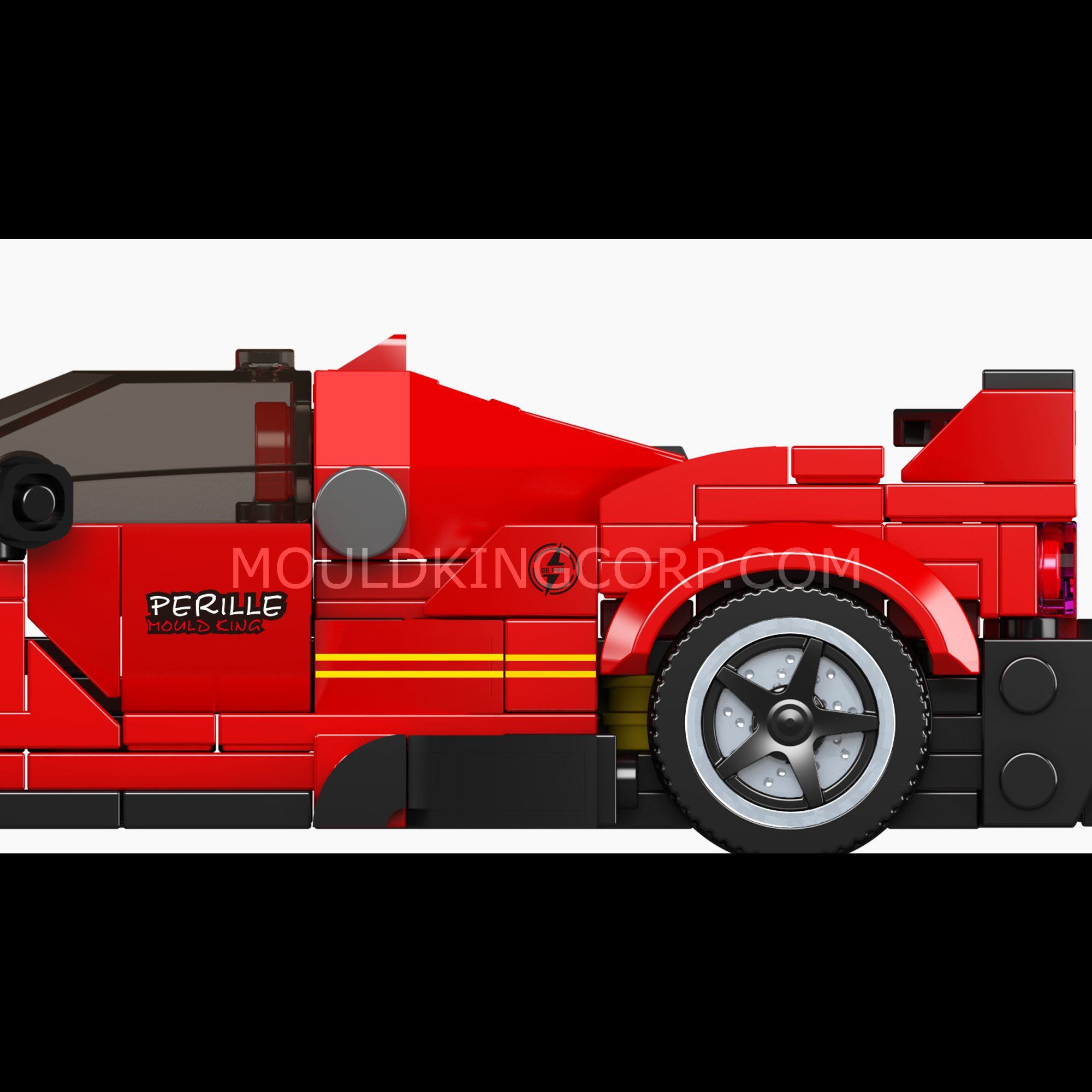 Mould King 27078 F4T LM Concept Car Model Building Set - 424 Piece STEM Toy for Kids & Adults | Creative DIY Construction Kit for Home Decoration, Birthday Gifts & Educational Play