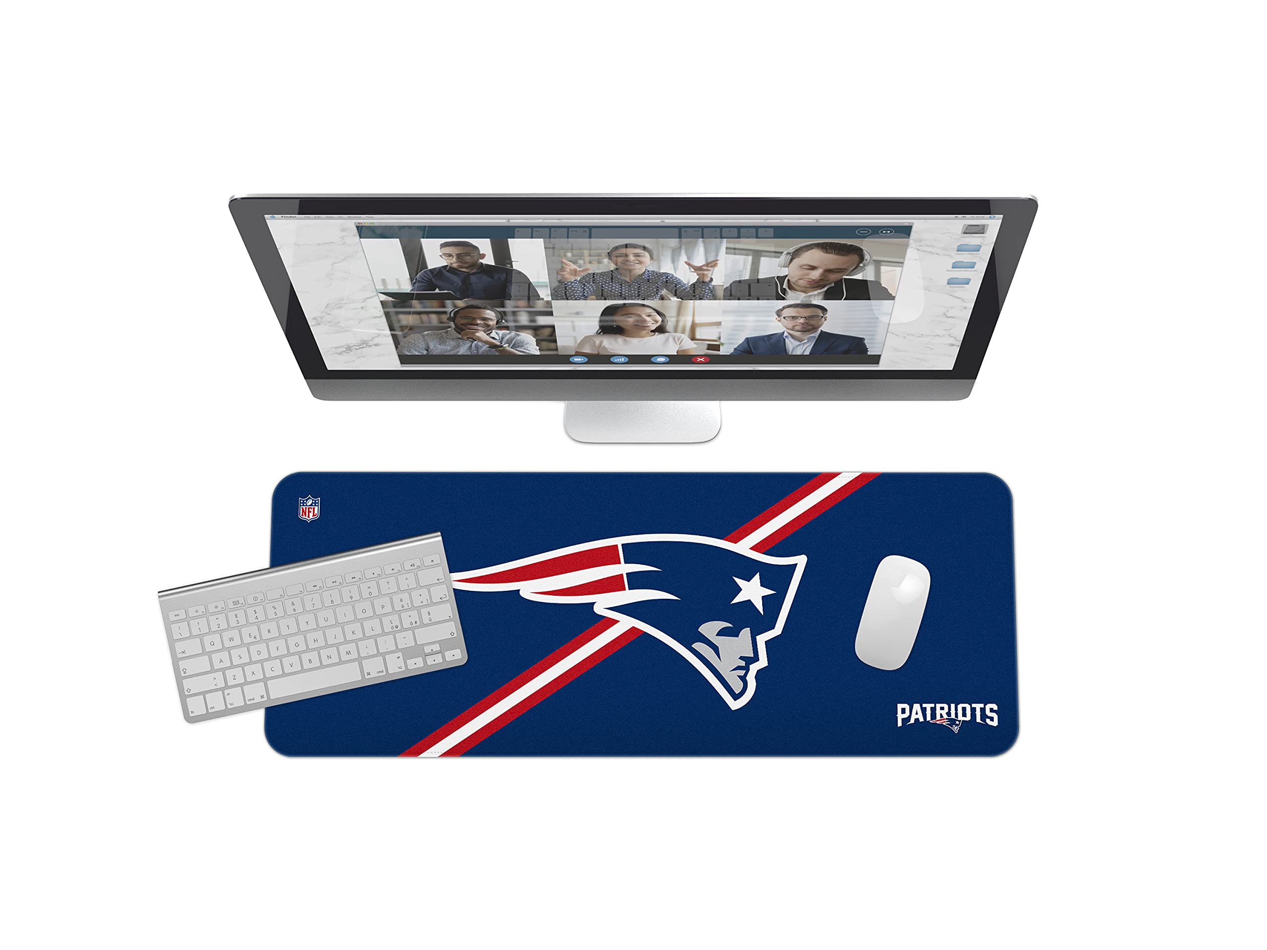SOAR NFL Water-Resistant Gaming Desk Mat - Non-Slip Mouse Pad with Team Logos for Football Fans - Perfect for Office, Gaming & Home Workspace Setup