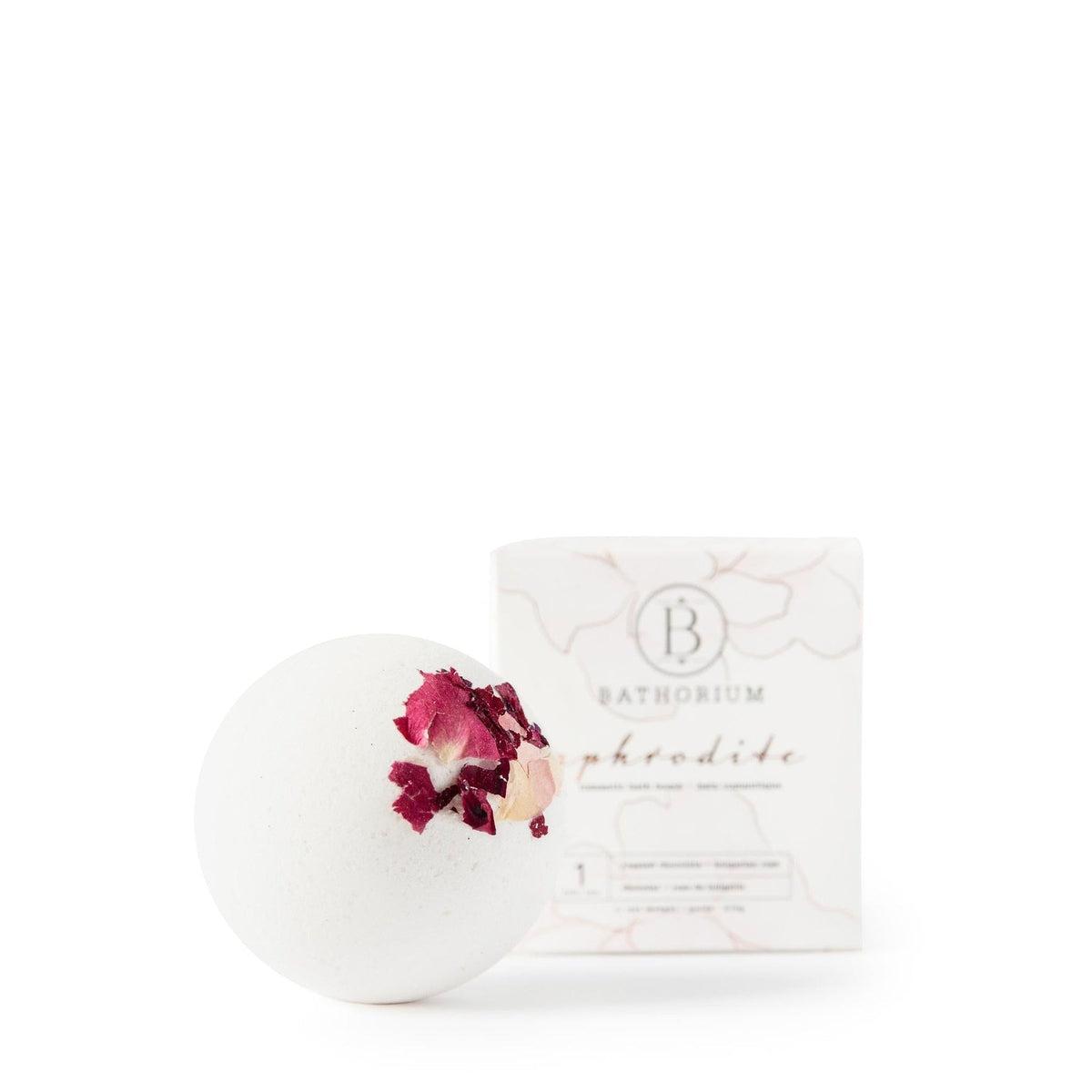 Aphrodite Bath Bomb - Luxurious Handmade Soothing Bath Bombs for Women, Relaxation & Self Care Gift Set - Perfect for Spa Nights, Stress Relief & Romantic Baths