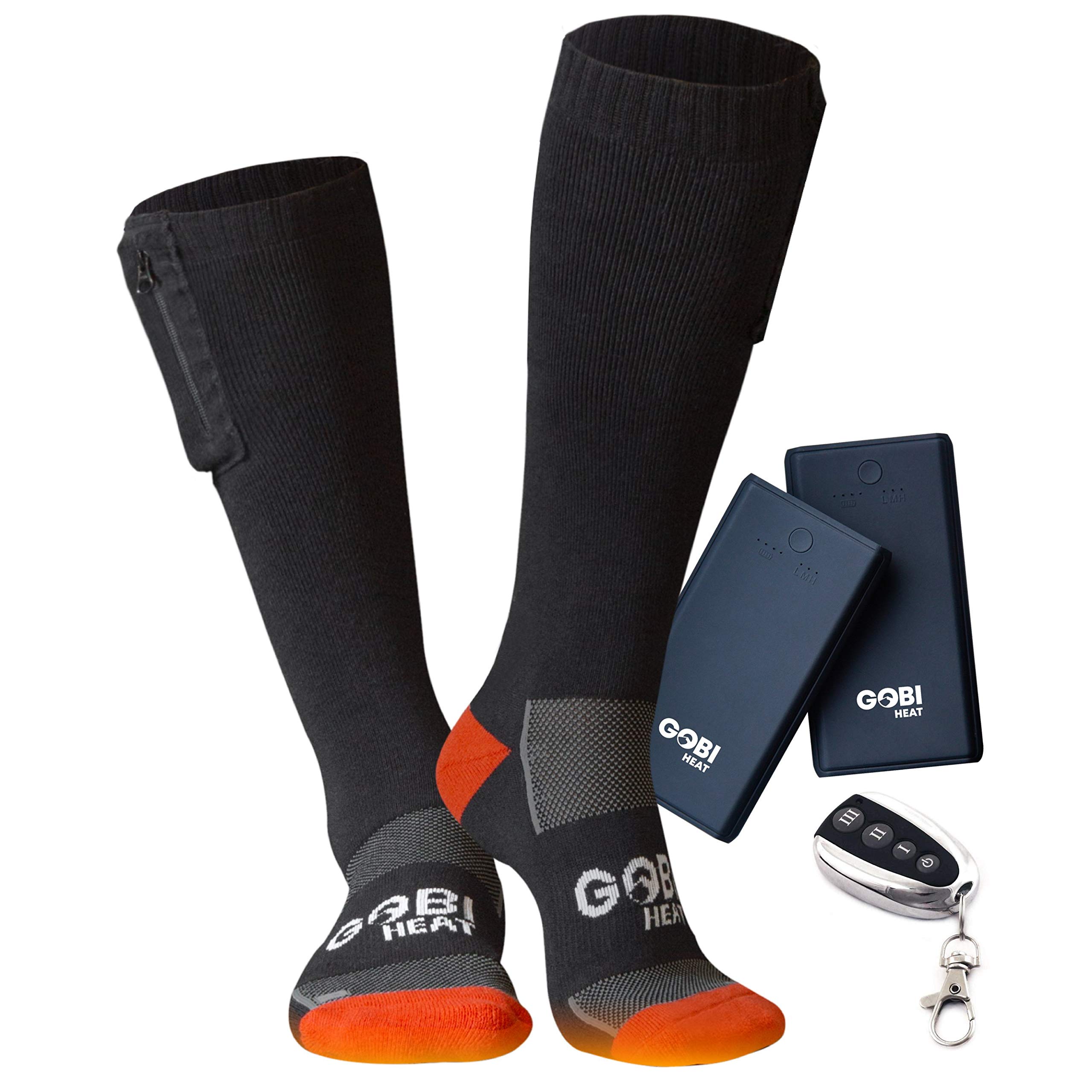 Heated Tread Socks for Men & Women - 12 Hours Continuous Warmth with Rechargeable Battery & USB Charger - Perfect for Winter Hiking, Skiing, and Outdoor Activities