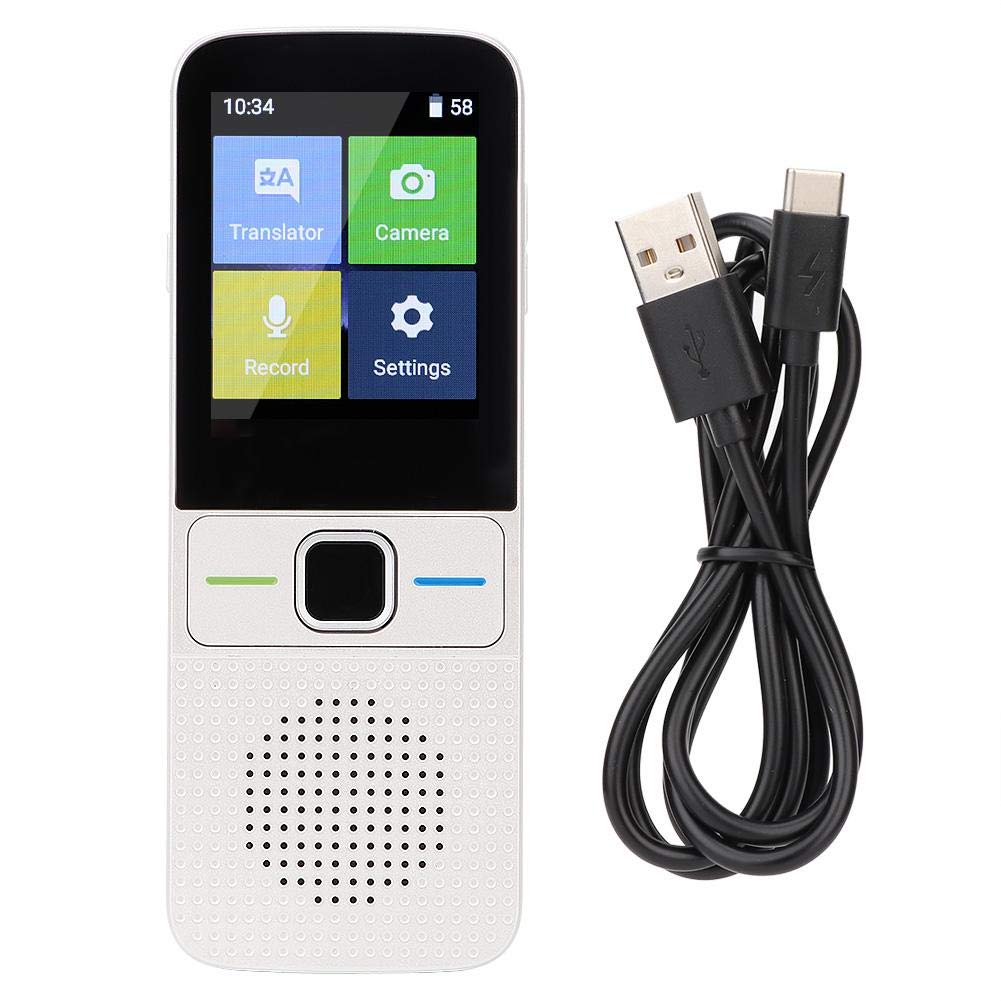 Xinwoer Smart Voice Translator - Handheld Wireless Offline Two-Way Real-Time Language Translator Device for 100+ Languages | Perfect for Travel, Business Meetings, Language Learning & International Communication