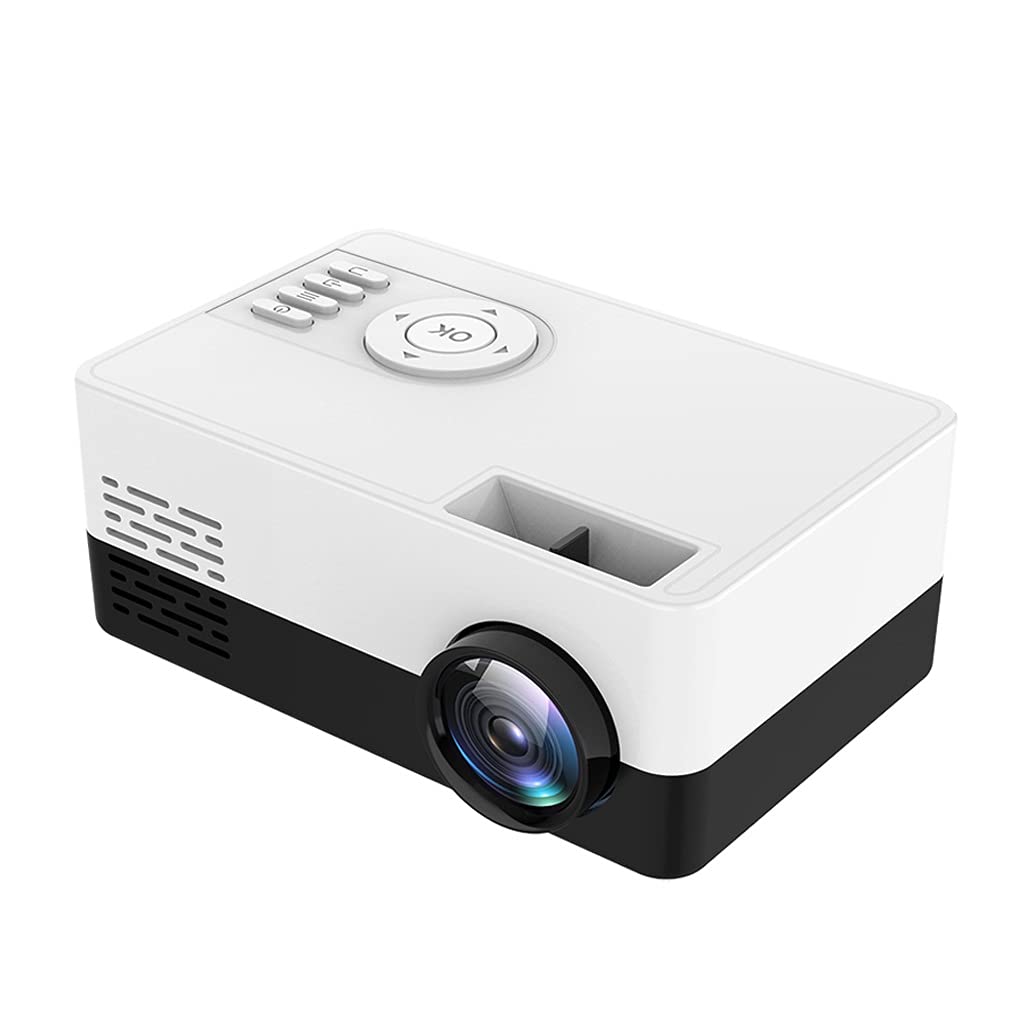 INI Projector - 1080P Mini USB Beamer, 320x240 Pixels Portable Home Theater Media Player for Movies & Gaming | Perfect Gift for Kids & Family Movie Nights