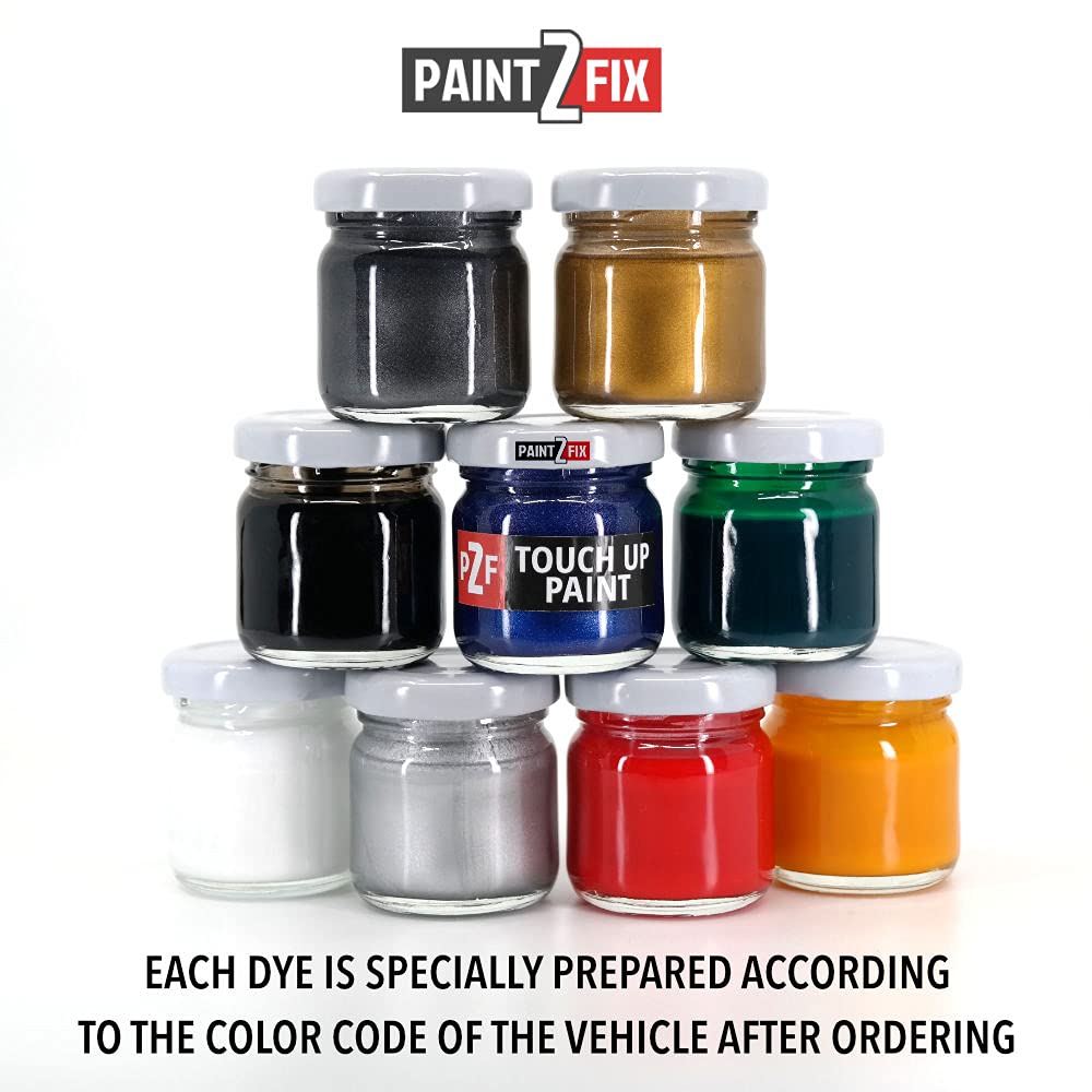 Hyundai Veloster Turbo Touch Up Paint Kit - Elite White Pearl SW2 & Silver Pack for Scratch & Paint Repair | Perfect for DIY Car Maintenance & Minor Damage Fixes