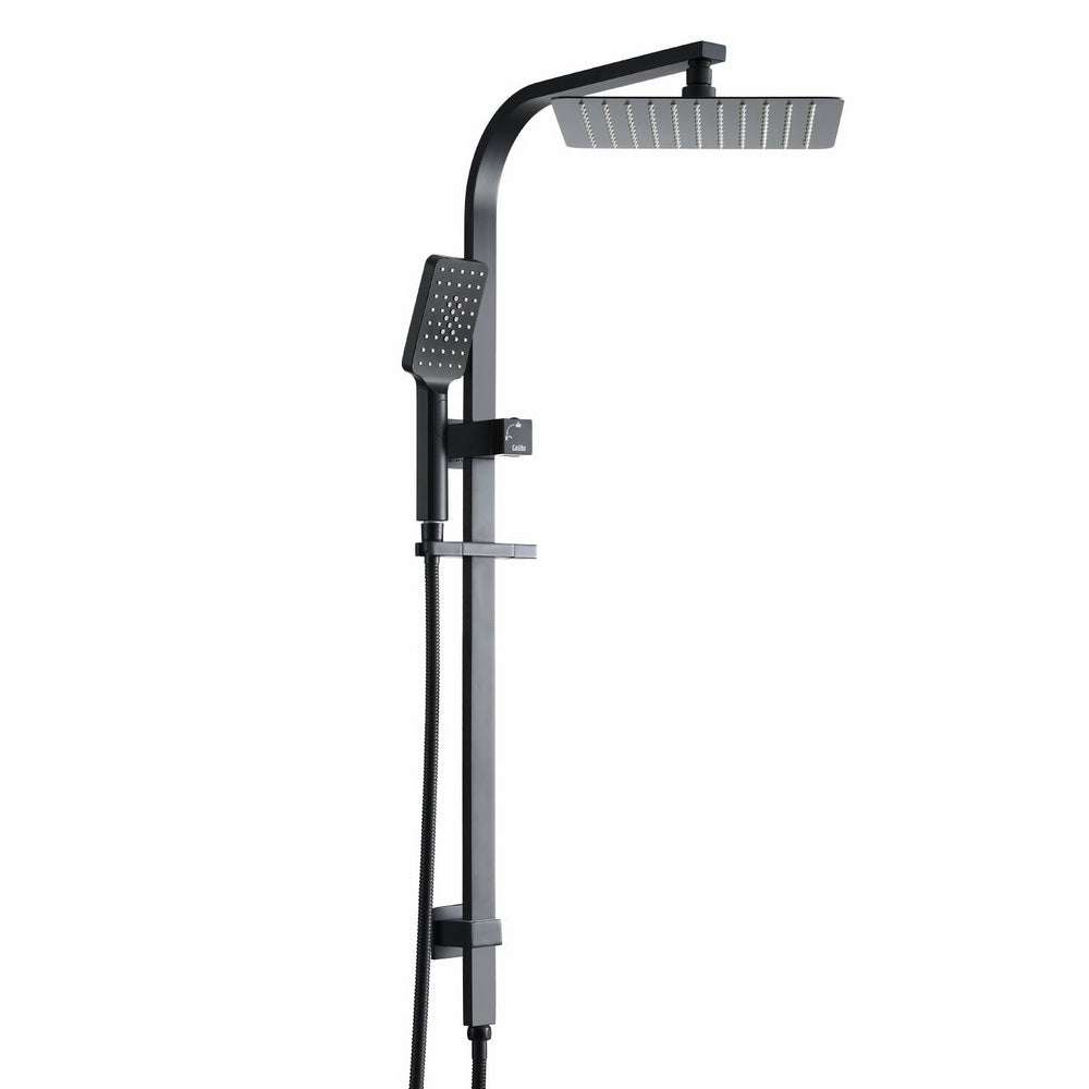 10'' Square Rain Shower Head with Handheld Sprayer - High Pressure Black Bathroom Shower Set for Spa-Like Relaxation at Home