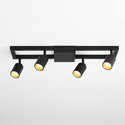 Black - 4 Head Square Track