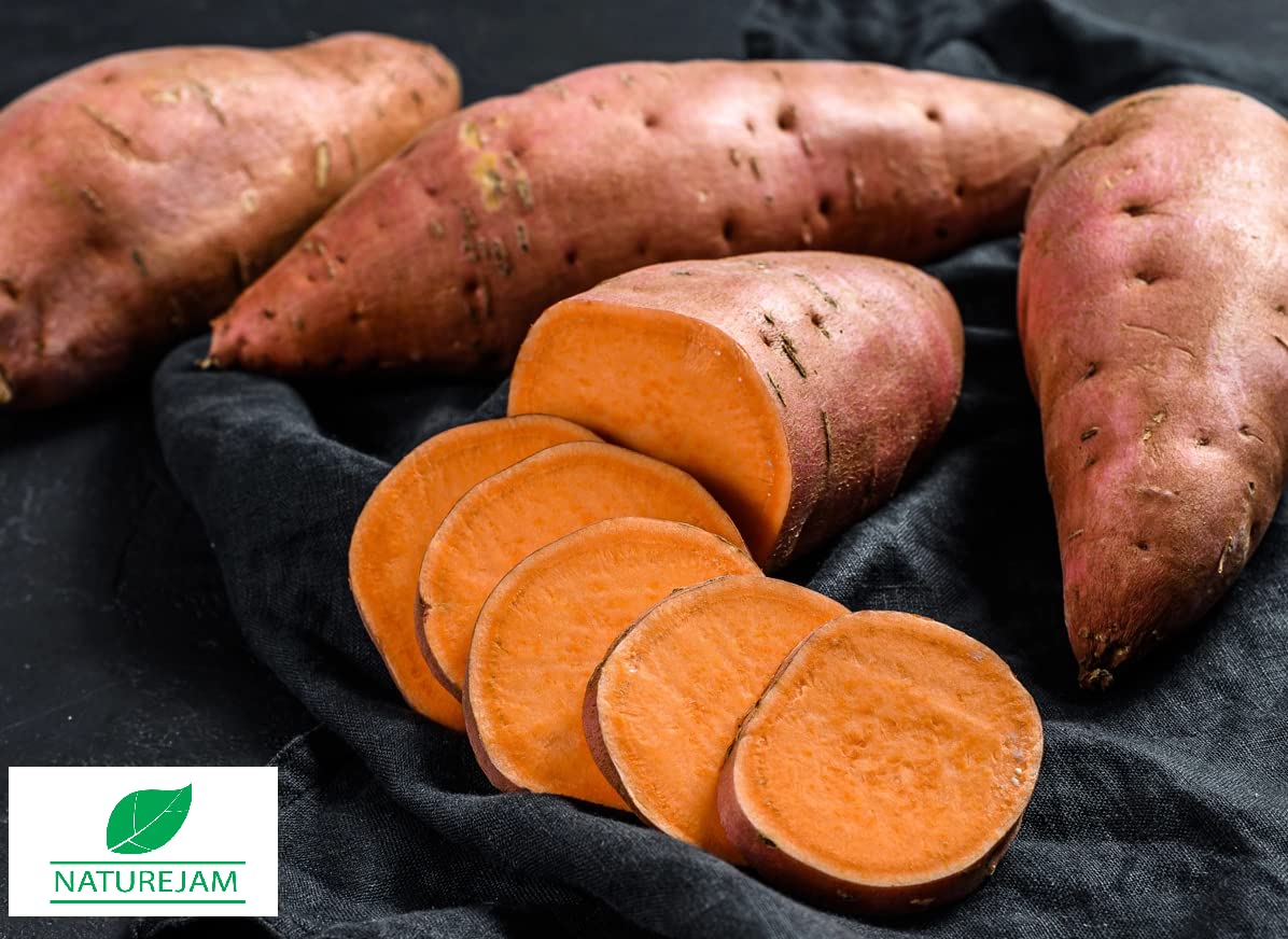 Organic Dried Sweet Potatoes 2 lbs - All Natural Dehydrated Snacks for Hiking, Camping & Emergency Food Storage - Non-GMO, Gluten-Free, Vegan Bulk Pantry Essentials