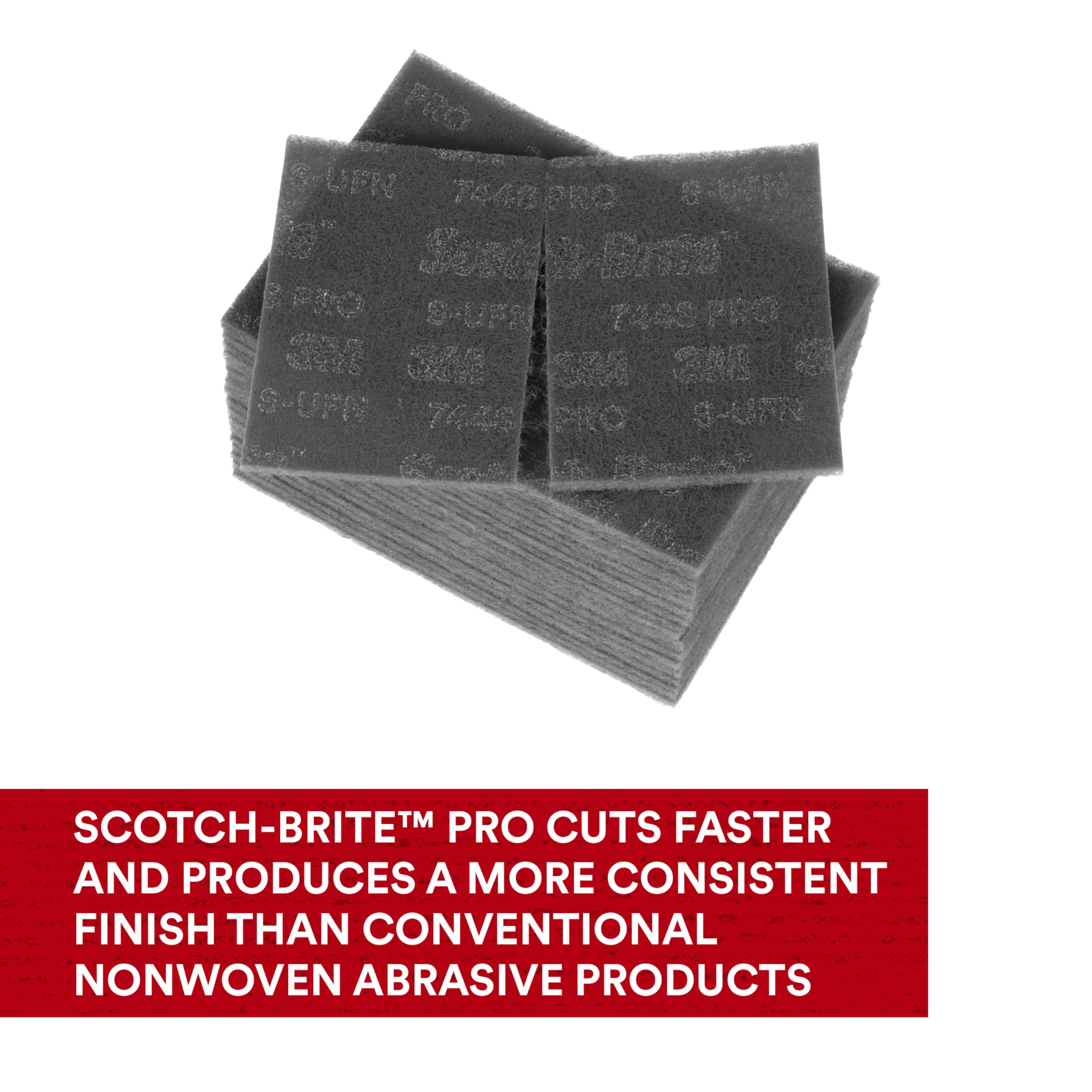 3M Scotch-Brite 7448 PRO Hand Sanding Pad - 6