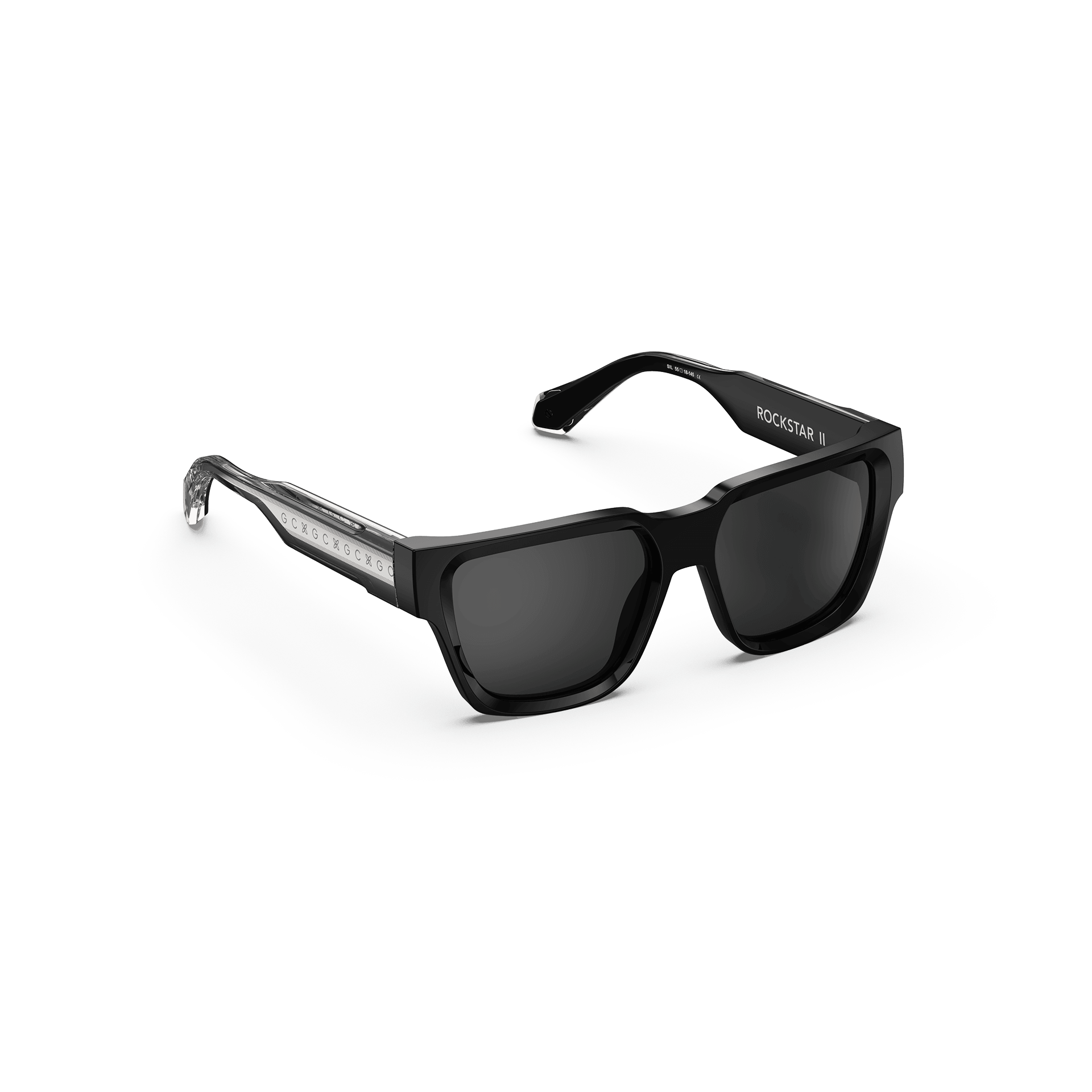 Rockstar Silver II Polarized Sunglasses for Men & Women - UV Protection, Stylish & Durable - Perfect for Driving, Beach & Outdoor Activities