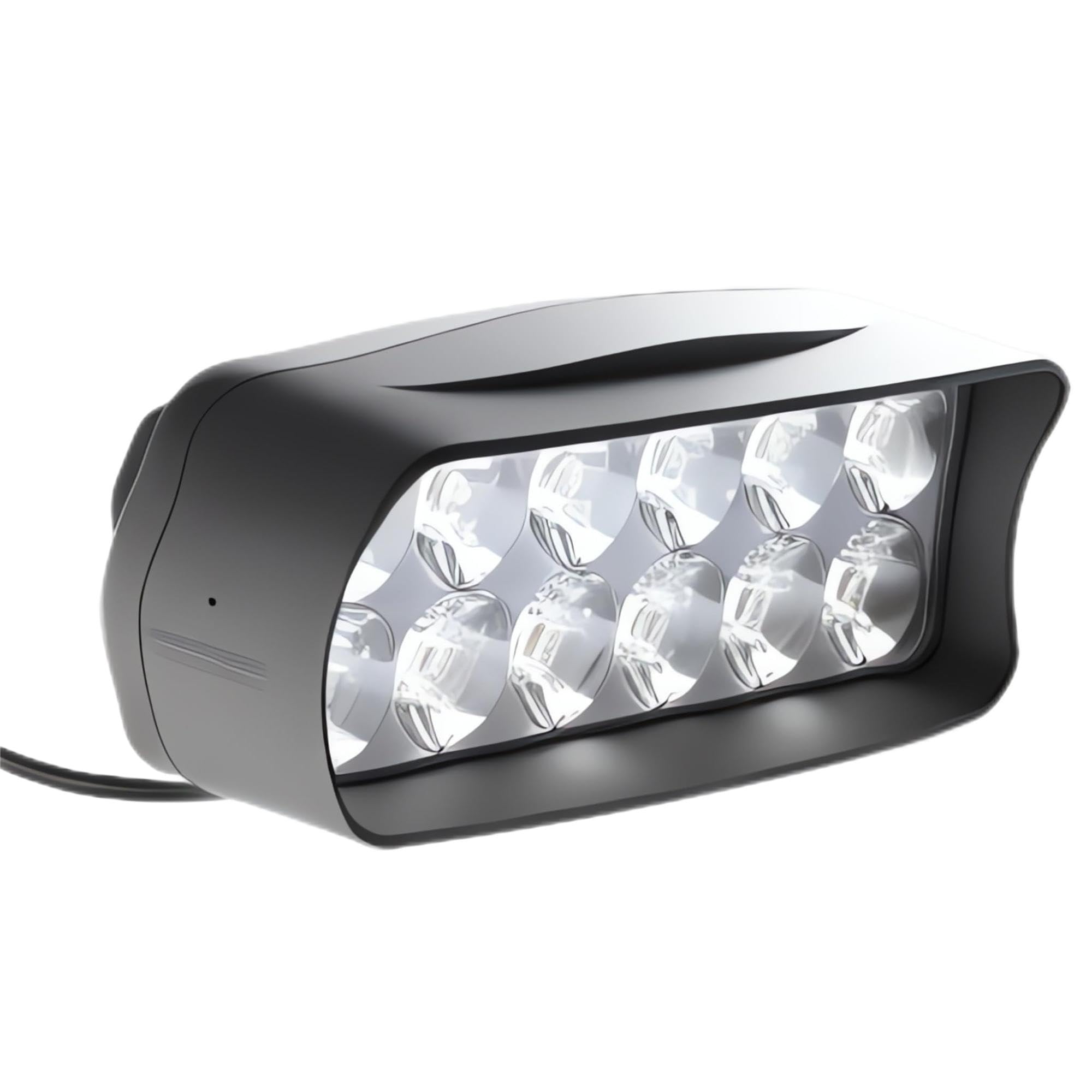 Keenso 1200lm High Brightness Ebike Headlight - Universal 12V-100V LED Light for Electric Bikes, Motorcycles & Tricycles - Perfect for Night Riding, Commuting & Outdoor Adventures