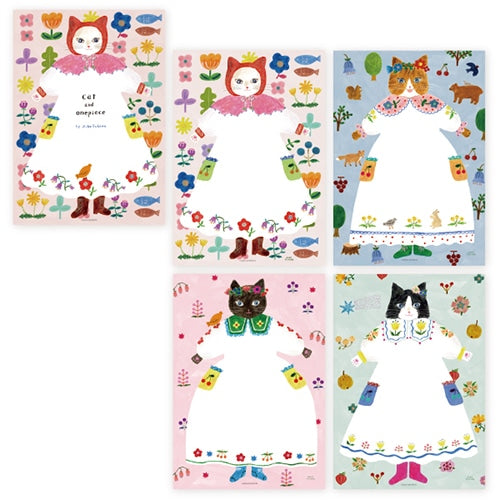 Aiko Fukawa Cat and One Piece Anime Letter Paper Set - Cute Stationery for Fans, Writing Notes, Scrapbooking, and DIY Crafts