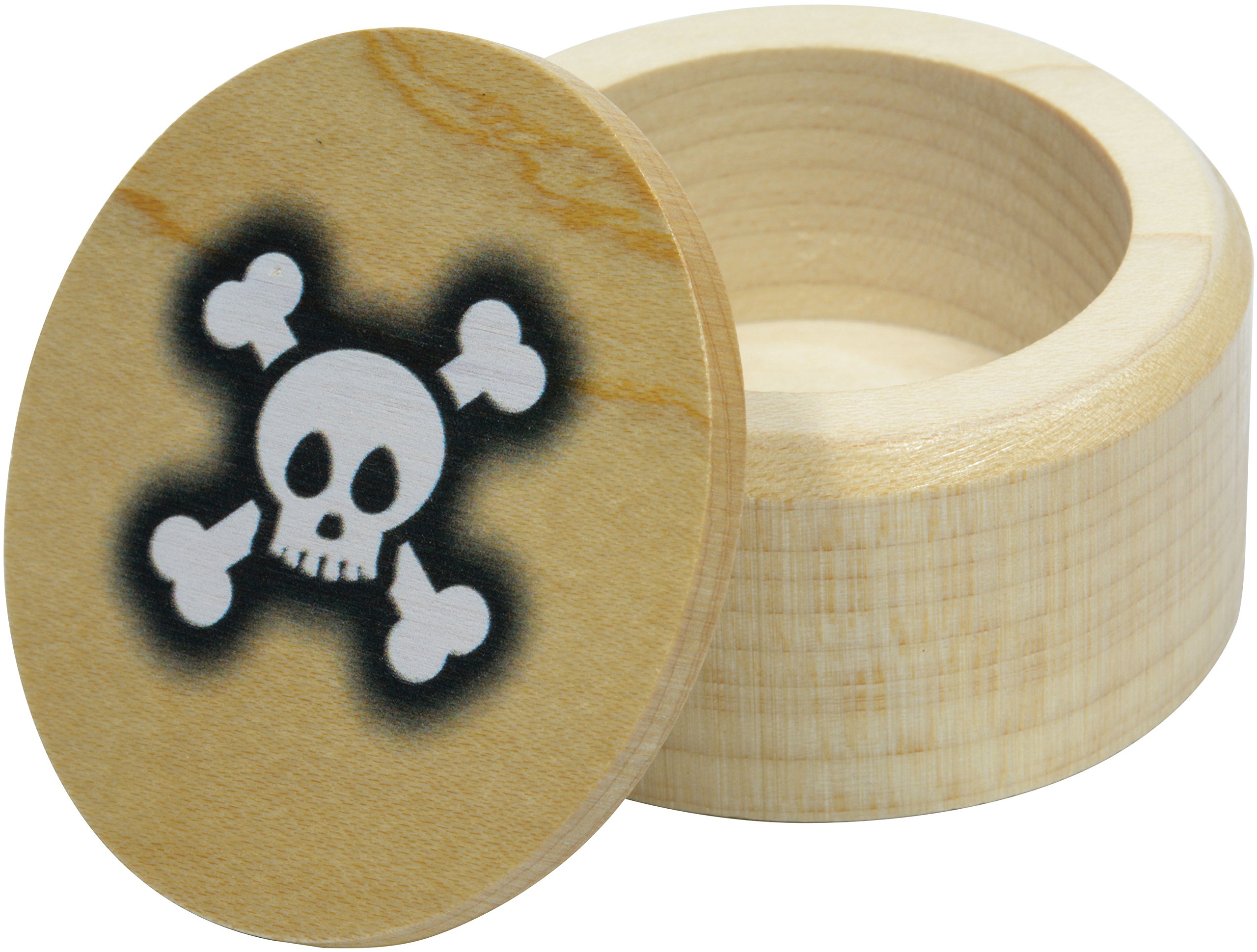 Handmade Pirate Skull Jewelry Box - American Crafted Treasure Chest for Jewelry Storage & Home Decor
