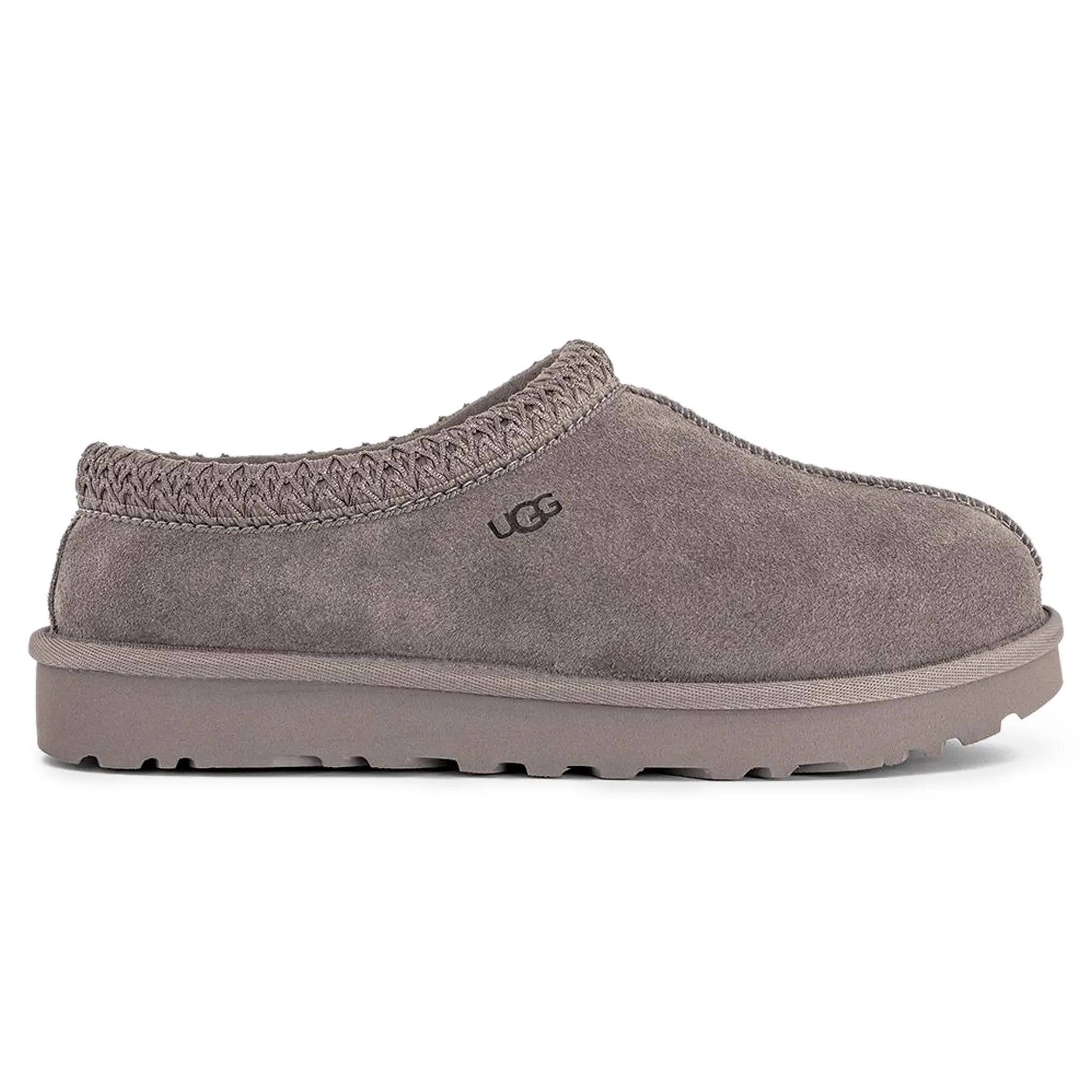 UGG Tasman Smoke Plume Slippers for Women - Cozy Indoor/Outdoor House Shoes with Plush Fleece Lining - Perfect for Home, Lounge & Winter Comfort