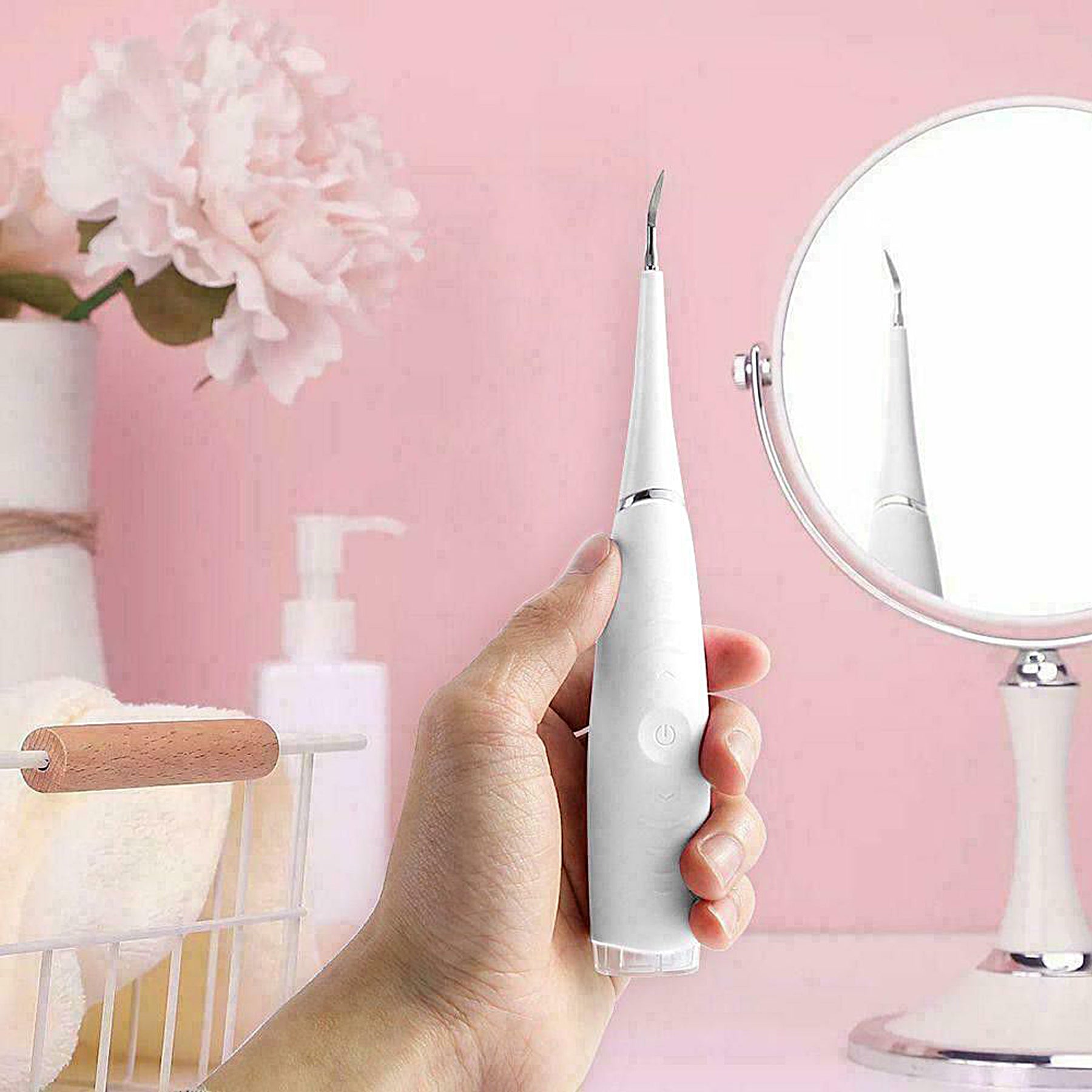 IGIA Sonic Plaque Remover - Rechargeable Electric Tooth Cleaner for Teeth Whitening & Tartar Removal | Perfect for Travel, Home & Dental Care Routine