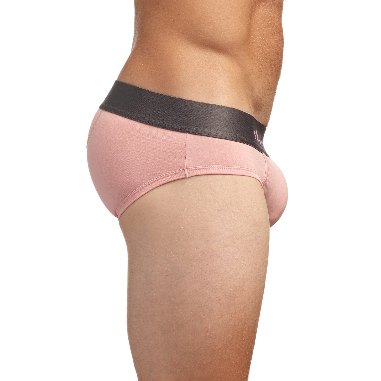 Just the Bones Brief Pink - Comfortable Women's Underwear for Everyday Wear, Sleep & Lounge