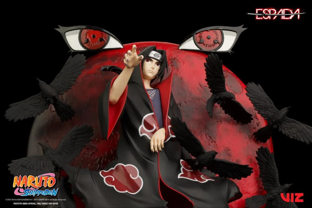 1/8 Scale Itachi Uchiha Wall Statue Figure from Naruto Shippuden - Anime Collectible for Home Decor, Office Display & Gift for Anime Fans