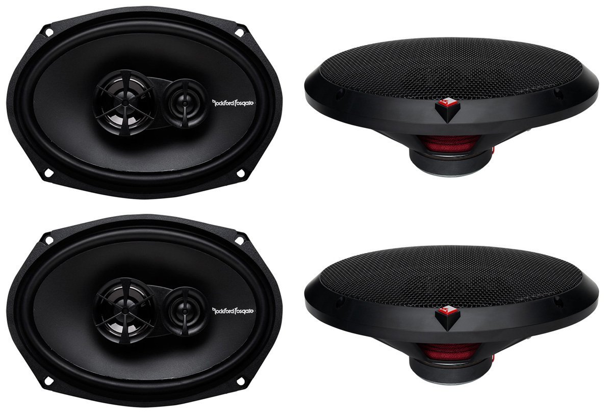 Rockford Fosgate R169X3 6x9 Inch 260W 3-Way Coaxial Car Speakers - Premium Audio for Cars, Trucks & SUVs - Perfect for Upgrading Factory Stereo & Enhancing Road Trip Music Experience