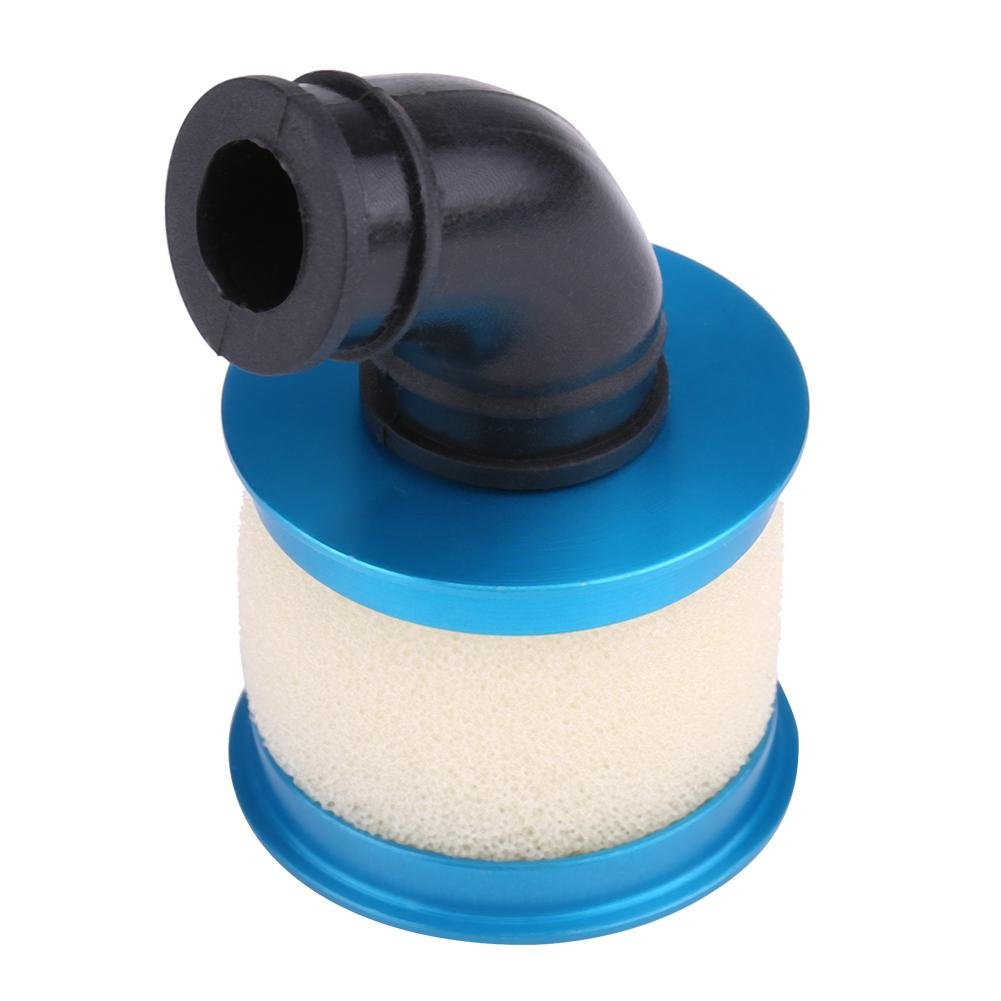 1/10 RC Car Air Filter Sponge Open Aluminium Alloy for 94122/188 Car Truck (Blue) - Perfect for Off-Road Racing and Dusty Terrains