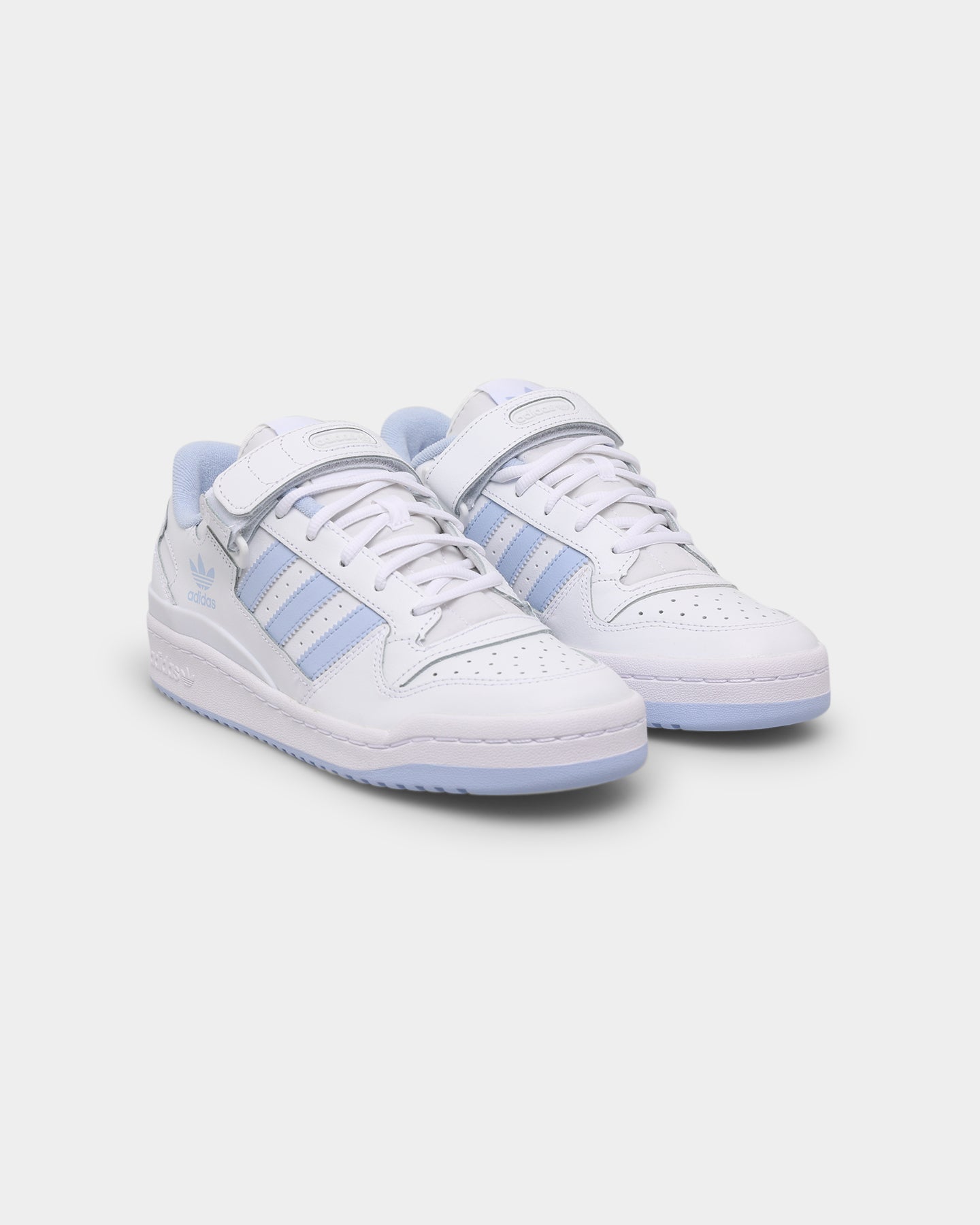 Adidas Women's Forum Low Sneakers - White & Blue Running Shoes for Women | Gym Workout & Casual Walking Shoes