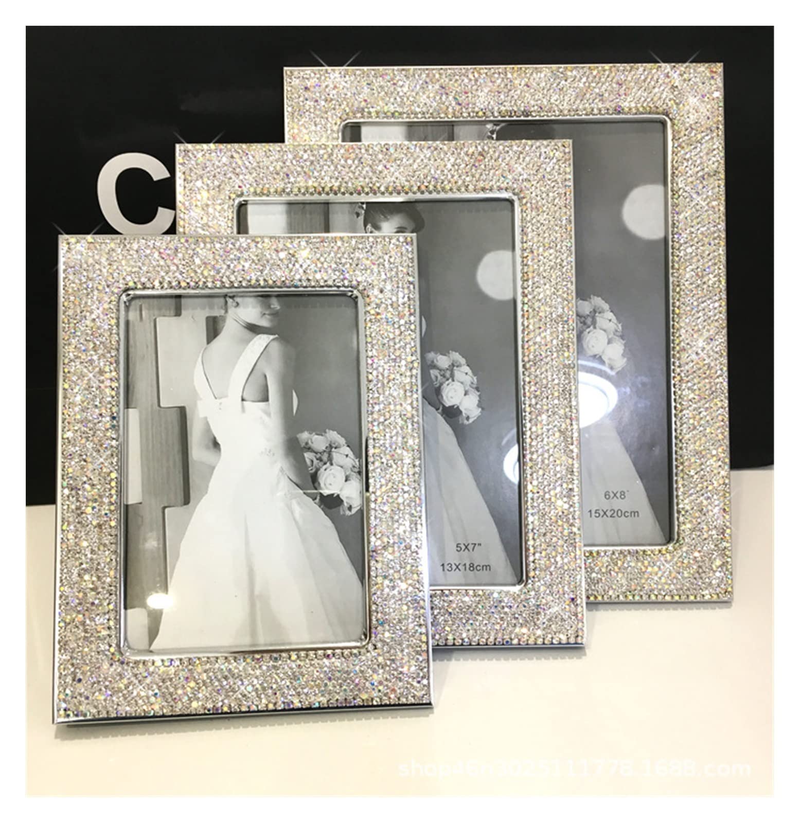 Personalized Photo Frames - Elegant Home & Desk Decor for Family Pictures, Wedding Photos, and Memories | Perfect for Living Room, Bedroom, Office Display