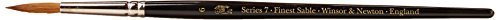 Winsor & Newton Series 7 Kolinsky Sable Watercolor Brush - Size 6 - Professional Artist Paintbrush for Watercolor, Acrylic & Gouache - Perfect for Fine Details & Wash Techniques