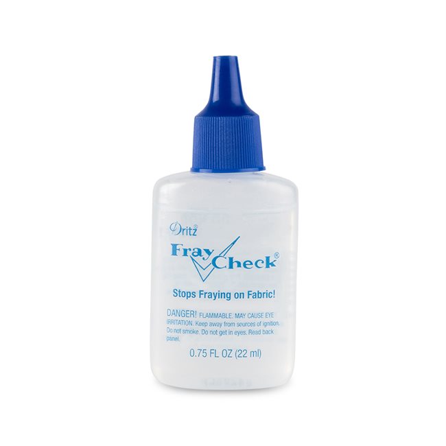 DRITZ Fray Check Fabric Sealant - 1.5 fl oz Bottle for Preventing Fraying on Clothes, Quilts & Crafts | Sewing & Fabric Care Essential