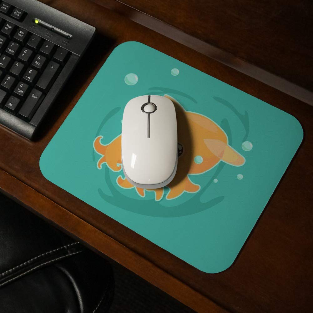 Cute Dumbo Octopus Low Profile Thin Mouse Pad - Non-Slip Gaming Mousepad for PC, Laptop, Office & Home Use - Perfect for Work, Gaming & Daily Computing