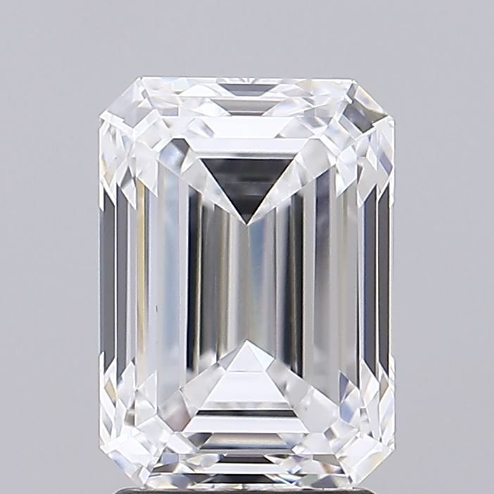 2.74 Carat D Color VVS1 Clarity Emerald Cut Lab-Grown Diamond for Engagement Rings & Fine Jewelry
