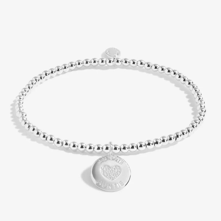 Joma Jewellery Bracelet - A Little Just For You Auntie - Perfect Gift for Birthday, Anniversary & Special Occasions