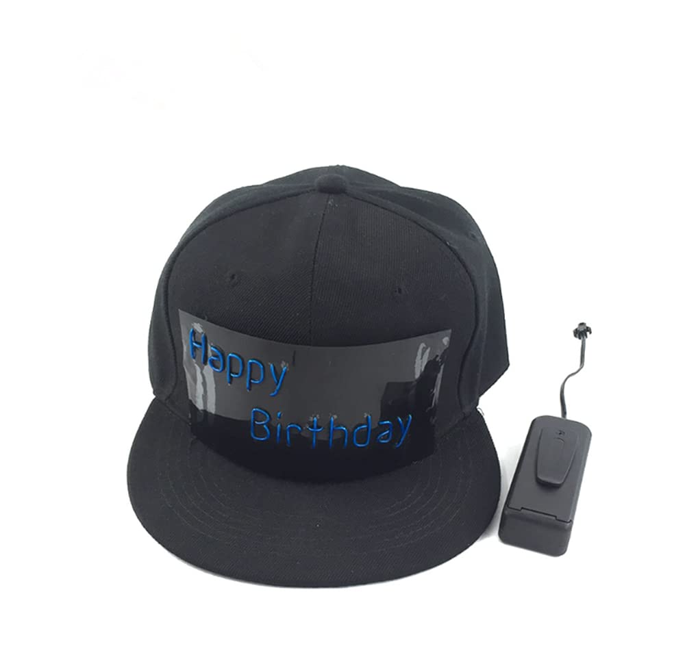 LED Light Up Baseball Cap - Unisex Hip Hop Party Hat with Luminous LED Lights for Adults | Perfect for Raves, Concerts & Night Events