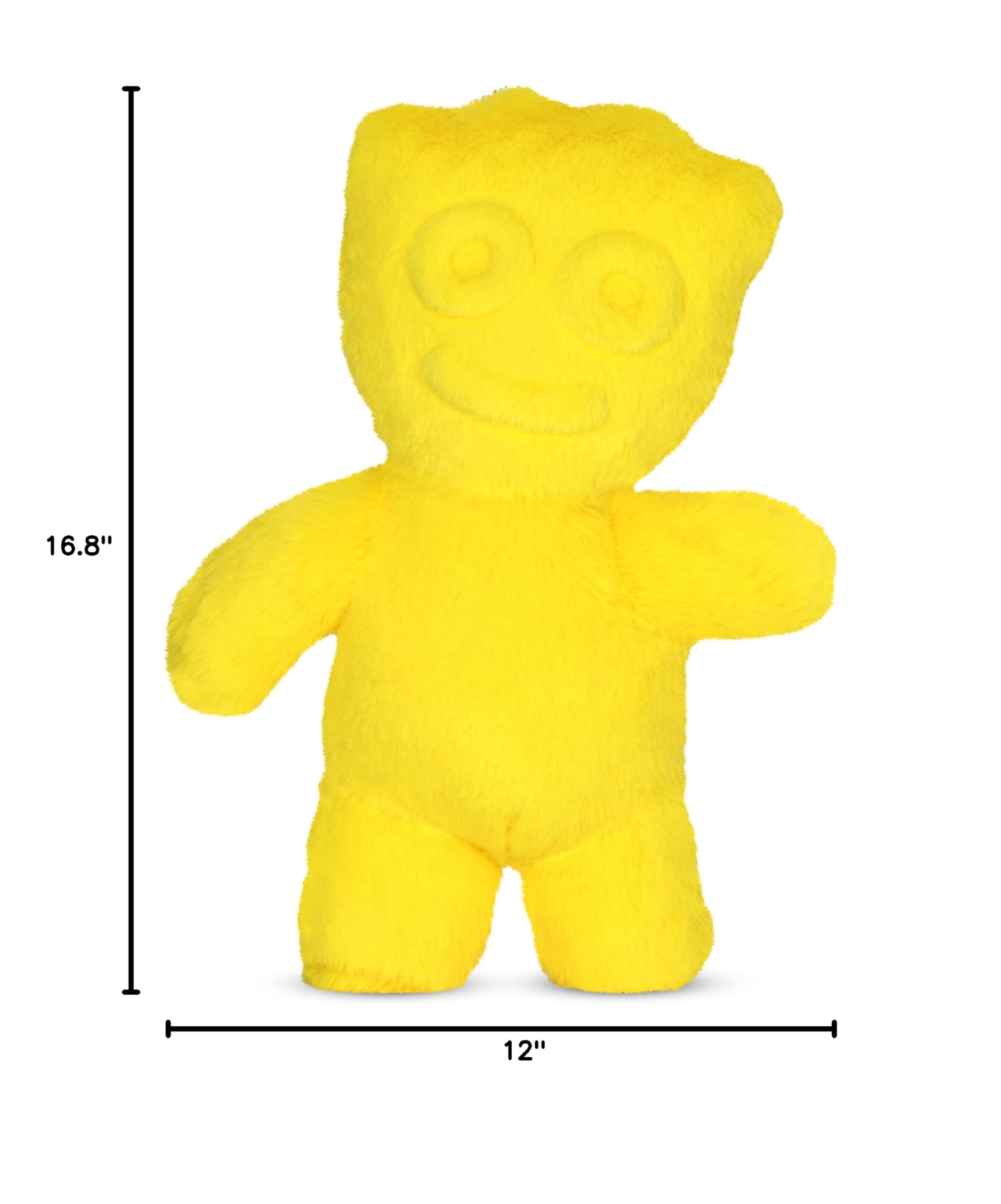 Sour Patch Kids Candy Character Shaped Plush Pillow - 16.75