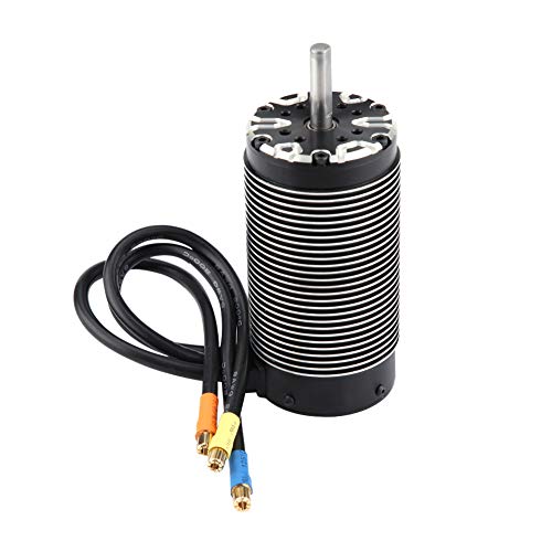 Jadpes 56112 780Kv 7350W 4.41Inch Sensorless Brushless RC Motor for 1/5 Scale RC Cars - High Performance Upgrade for Off-Road Racing & Bashing (Black) - Perfect for Hobbyists & Competitive RC Enthusiasts