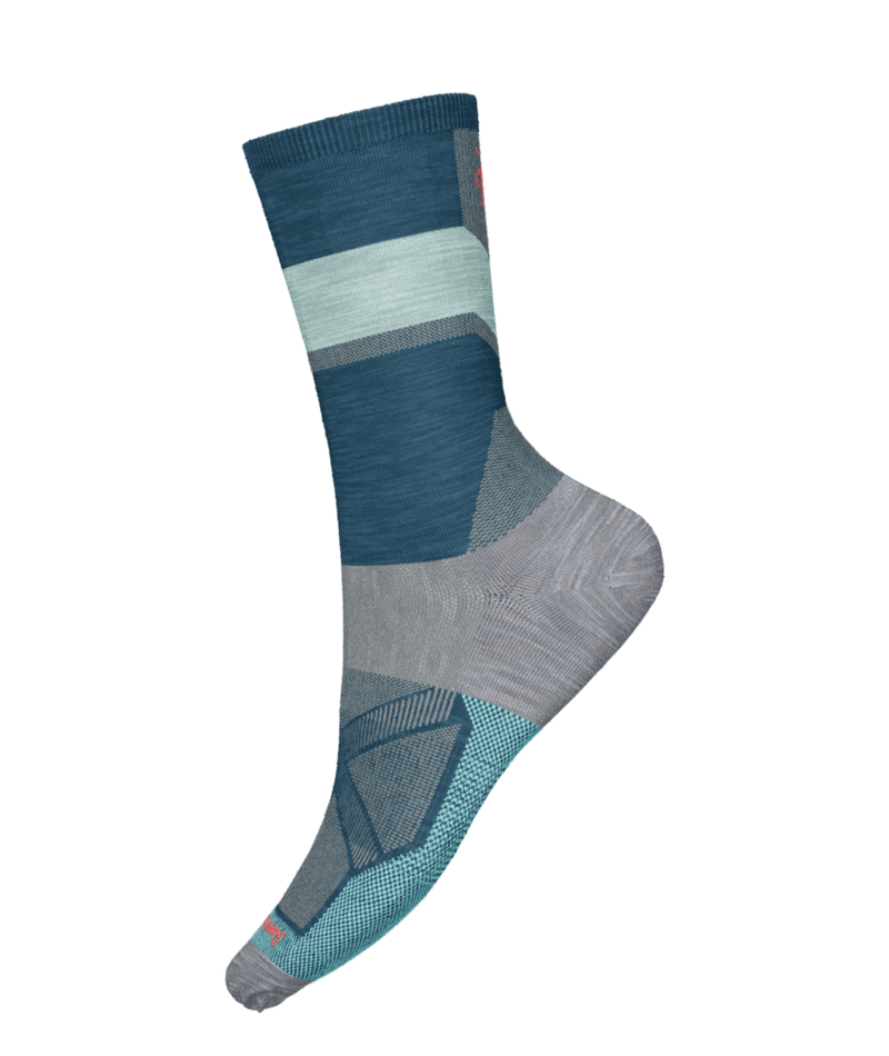 Smartwool 2023 Women's Bike Zero Cushion Crew Socks - Merino Wool Cycling Socks for Road & Mountain Biking - Breathable & Moisture-Wicking Performance Socks for Female Cyclists