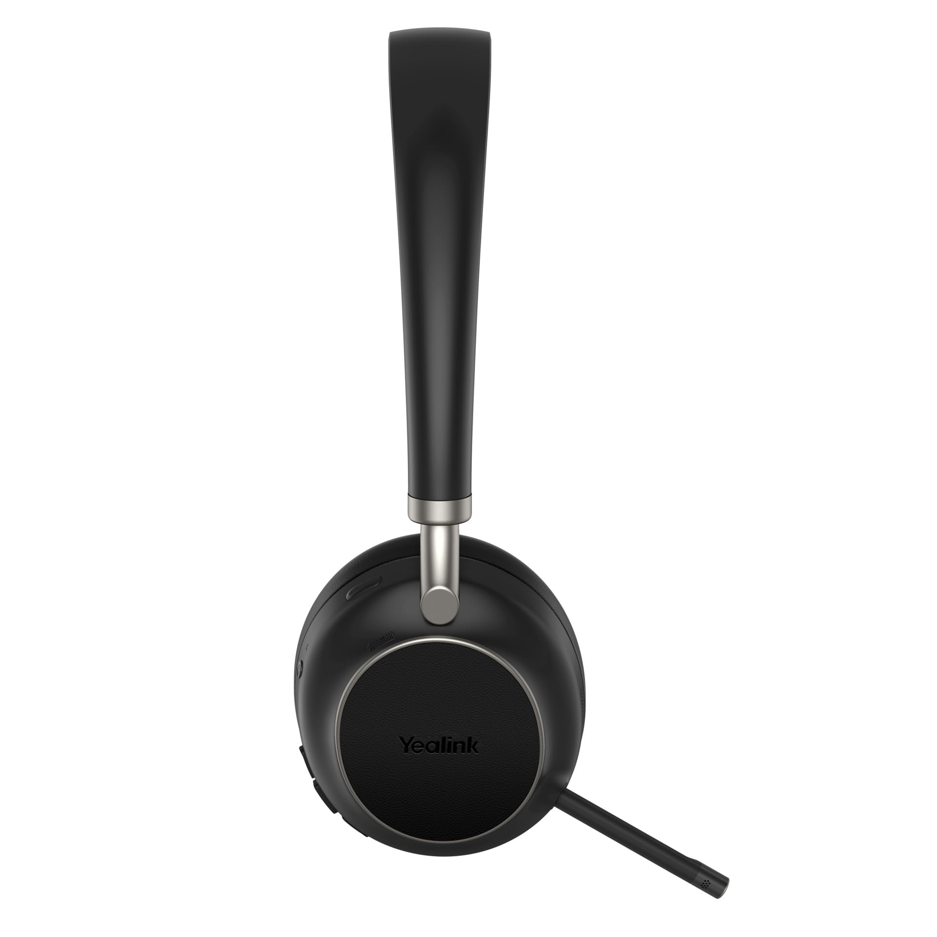 Yealink BH76 Microsoft Teams Certified USB-A Bluetooth Headset with Charging Stand - Noise Cancelling Wireless Headphones for Office, Remote Work & Video Conferencing (Black)