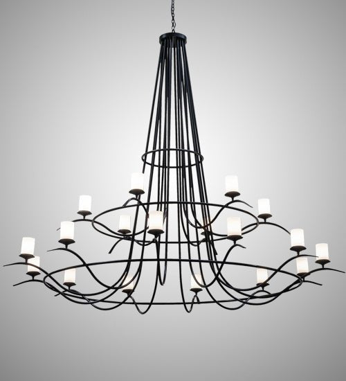 18-Light Crystal Chandelier for Dining Room - Modern Elegant Ceiling Light Fixture with LED Bulbs for Home Decor, Living Room, Bedroom, or Entryway