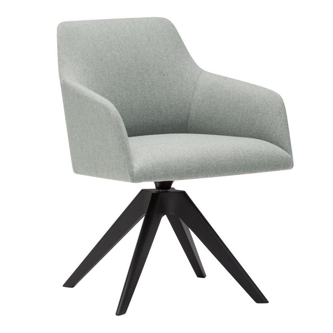 Alya SO1533 Modern Armchair - Stylish Accent Chair for Living Room, Bedroom & Office - Comfortable Upholstered Lounge Chair with Wooden Legs - Perfect for Reading, Relaxing & Decorating Your Home