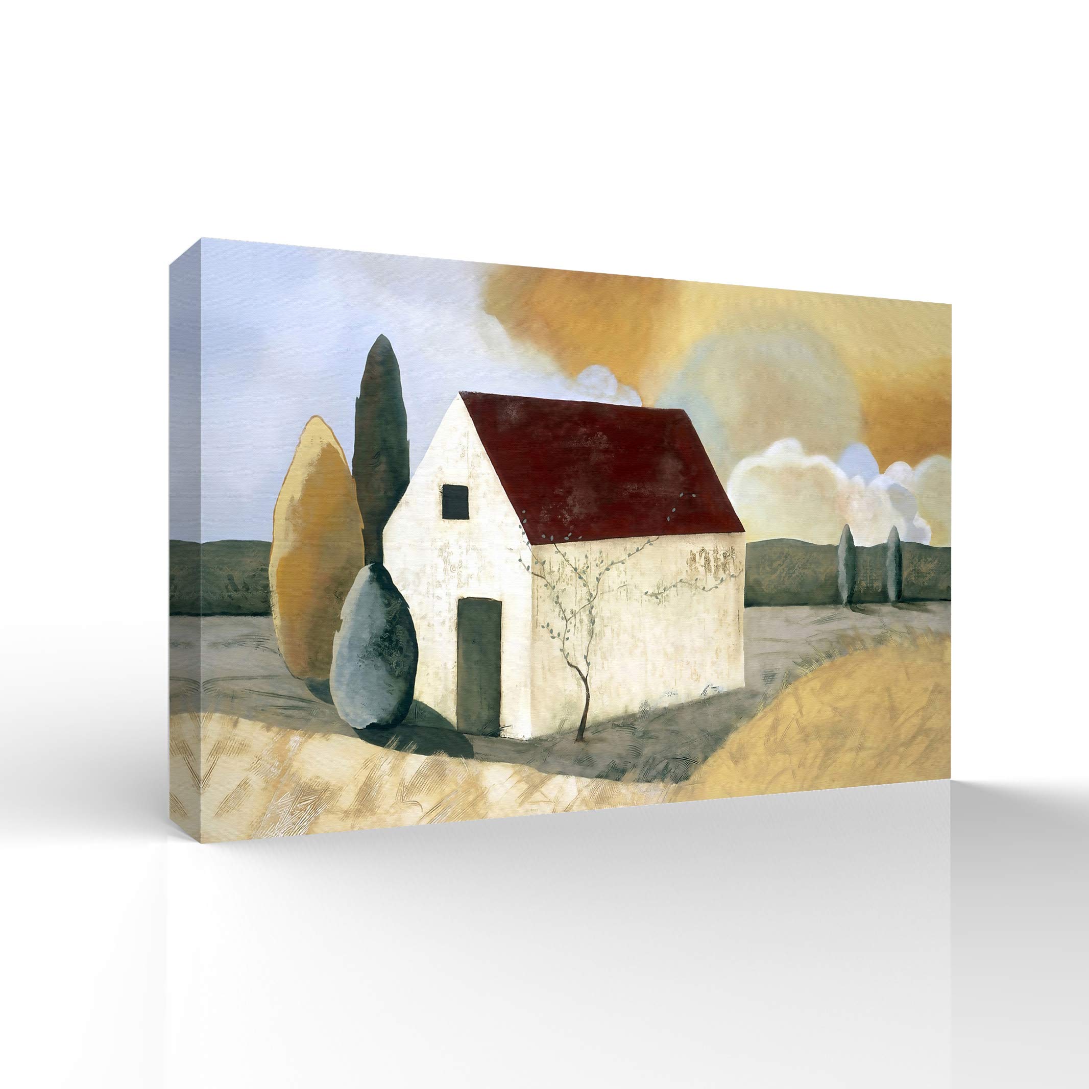 Wall26 Impressionist City Giclee Canvas Wall Art - 16x24 Inches, Modern Home Decor for Bedroom, Living Room, Office & Dining Room