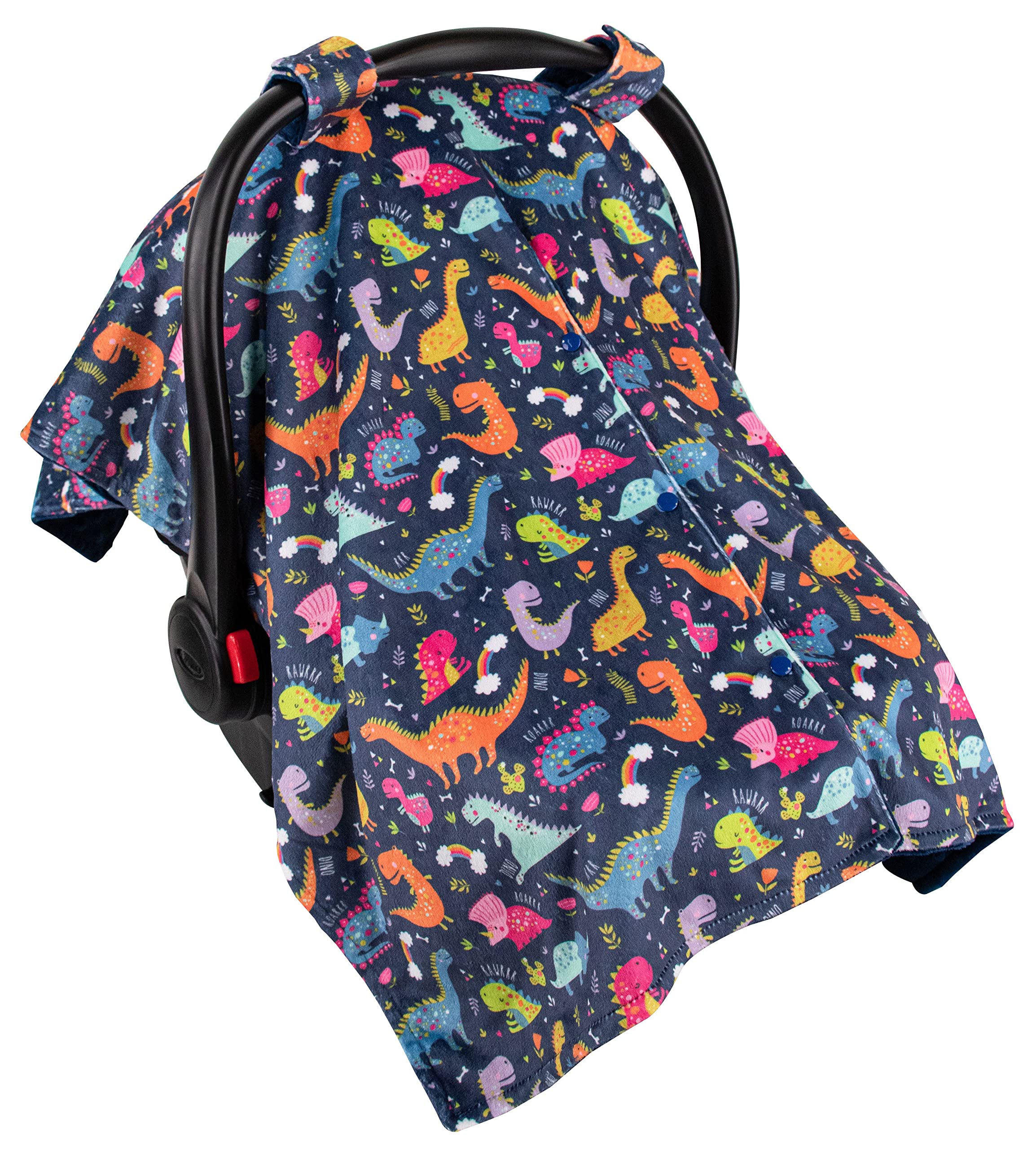 Premium Minky Baby Car Seat Cover - Soft & Cozy 40