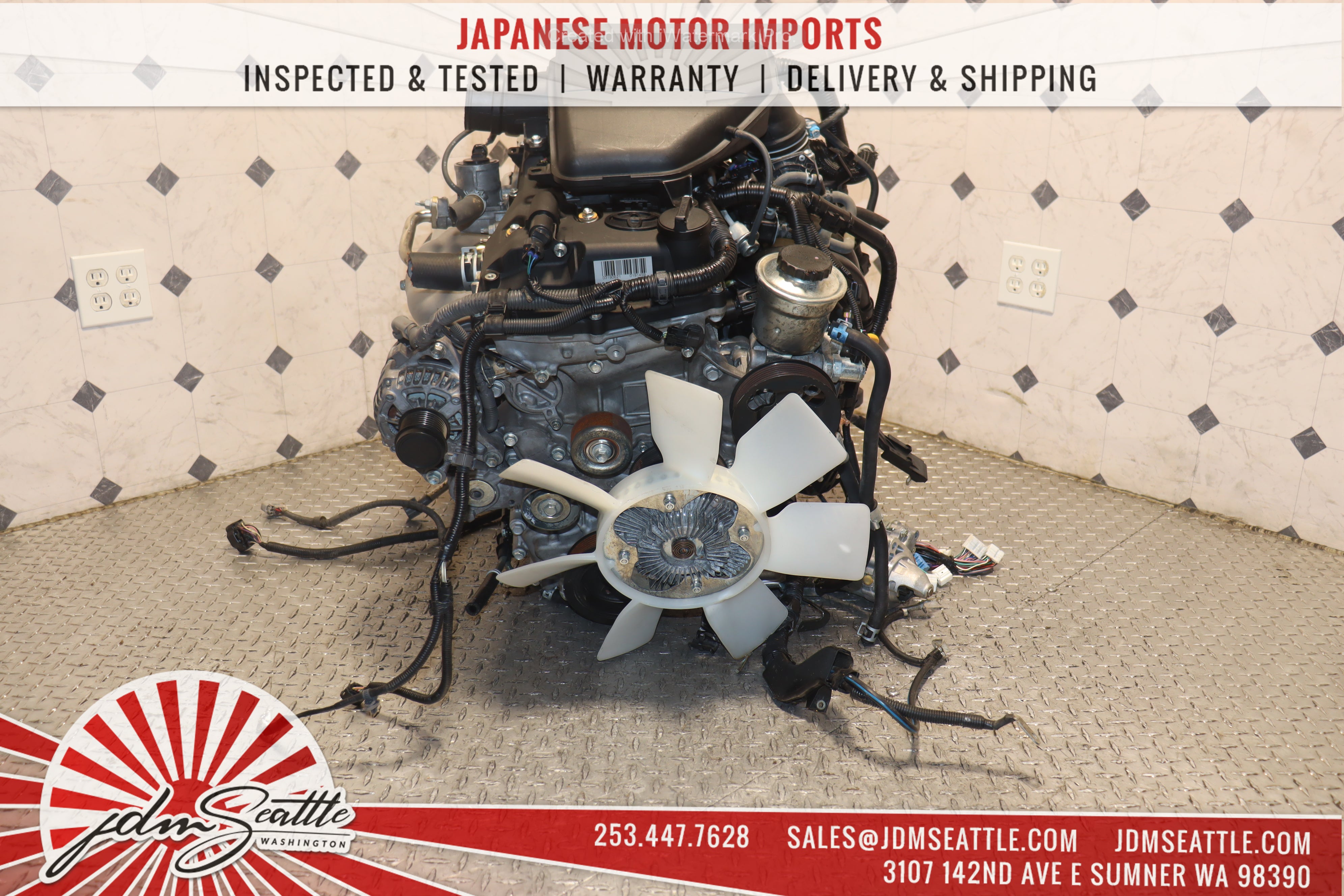 2005-2015 Toyota Tacoma 2TR-FE DOHC VVT-i Engine Replacement - Compatible with JDM Models | Perfect for Off-Roading, Daily Driving & Performance Upgrades