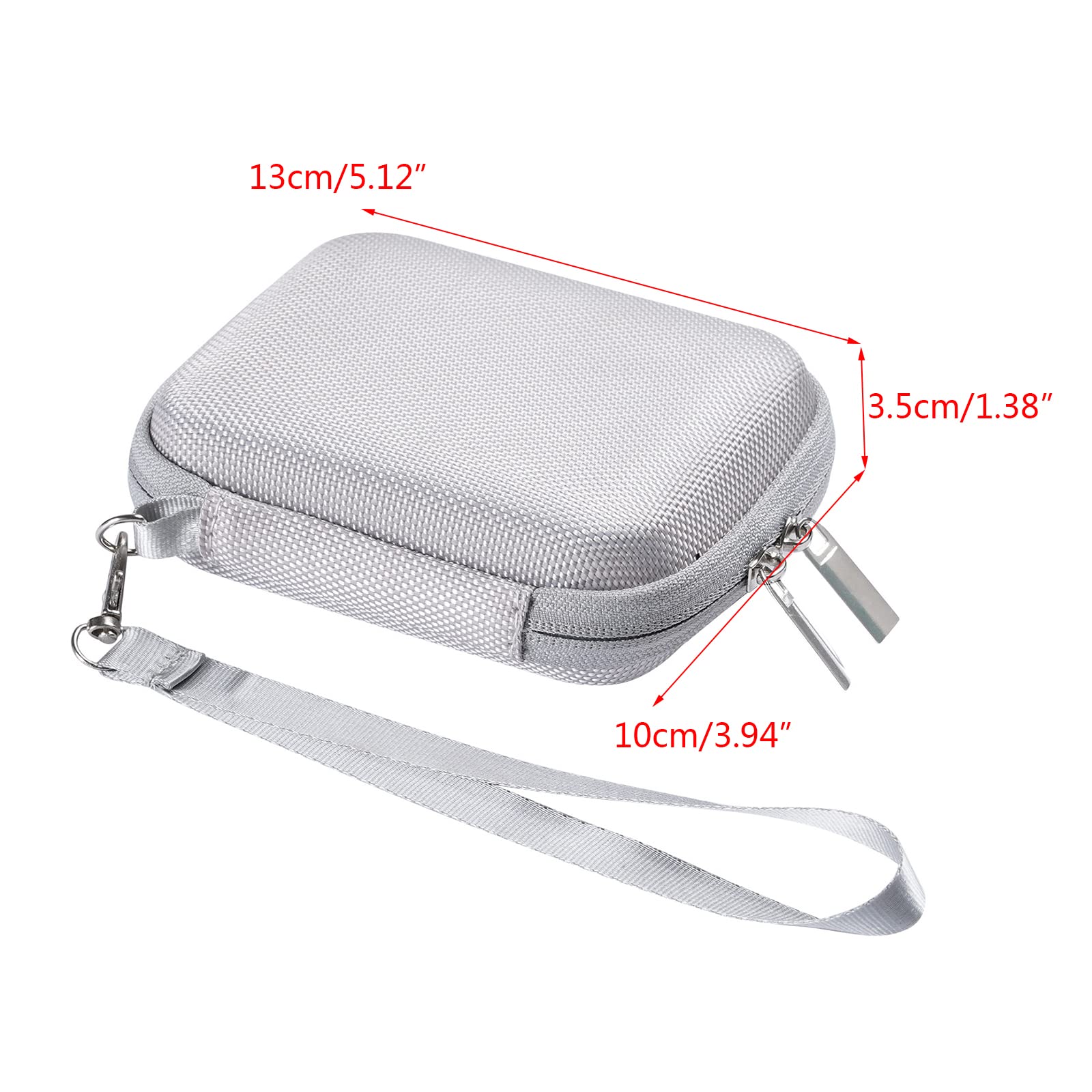 EVA Hard Carrying Case for Samsung T7 Shield SSD - Portable Protective Storage Bag with Adjustable Strap | Perfect for Travel, Office & Data Backup