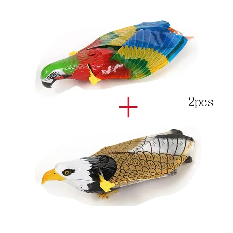Electric Flying Eagle Interactive Cat Toy - Simulation Bird Hanging Toy for Indoor Play - Perfect for Exercise & Entertainment for Kittens & Adult Cats