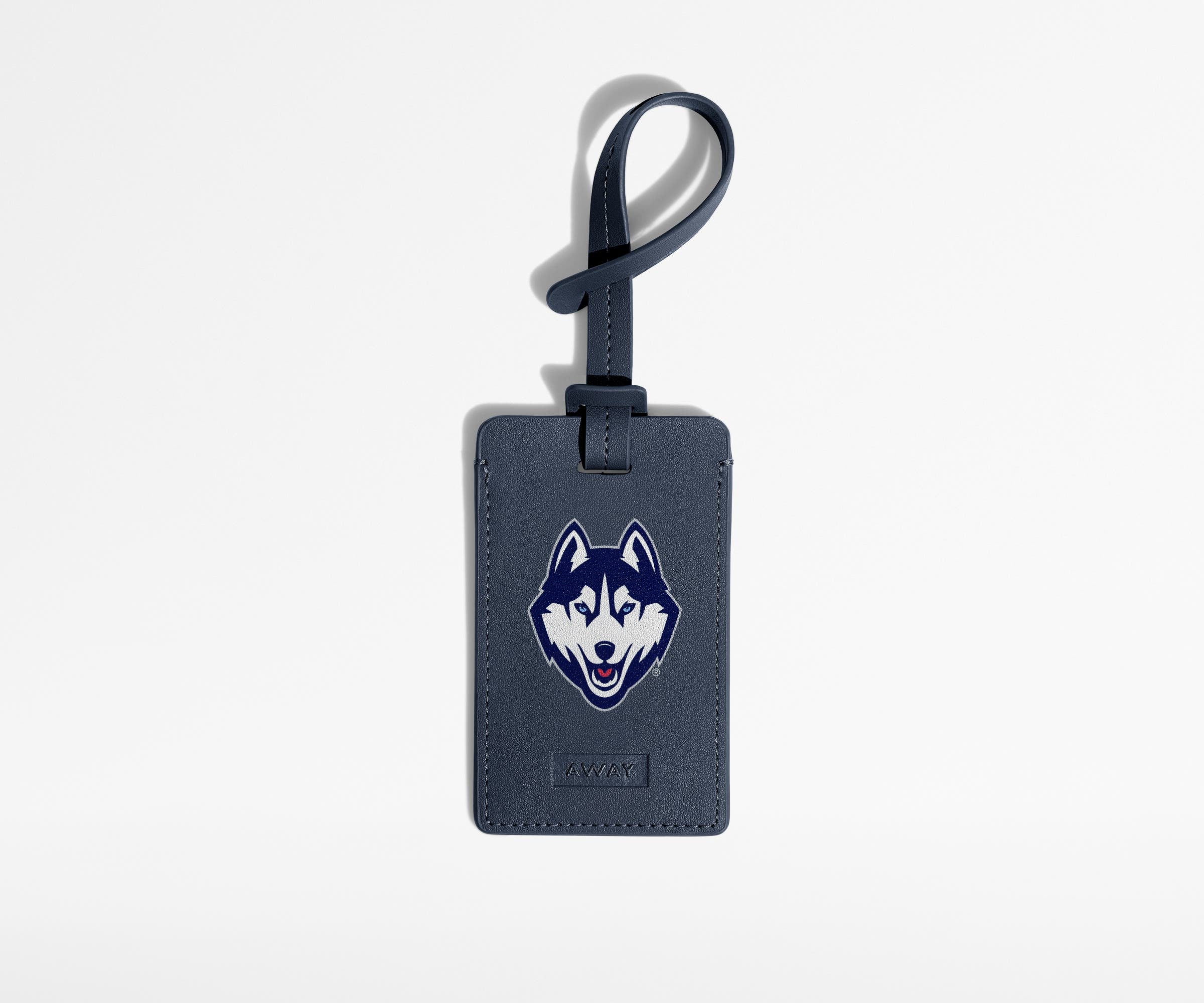 UConn ® Collegiate Luggage Tag - Durable Personalized ID Tag for Travel Bags, Suitcases & Backpacks - Perfect for College Students, Alumni & Sports Fans