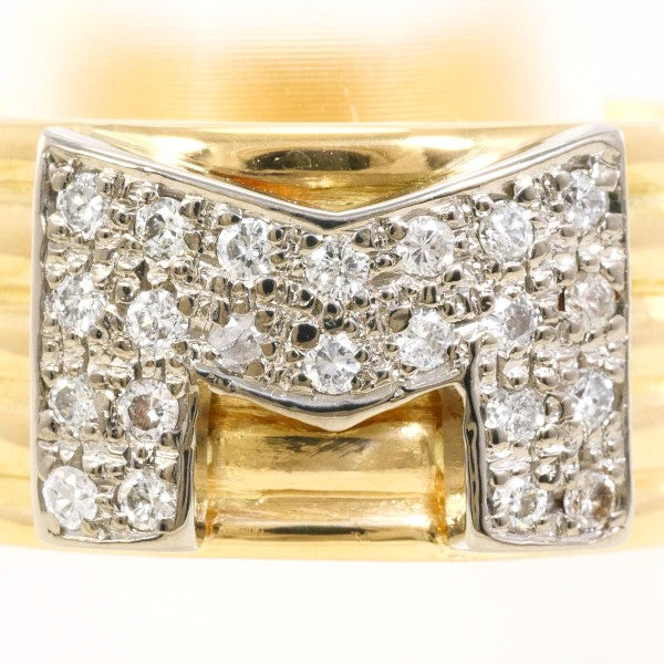 18K White Gold & Yellow Gold Diamond Ring for Women - Elegant Wedding, Engagement & Anniversary Jewelry Gift