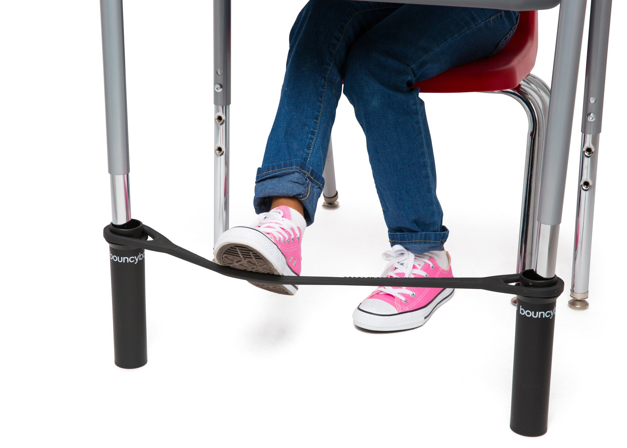 Bouncyband® for School Desks - Adjustable Foot Fidget Band for Kids with ADHD - Improve Focus & Reduce Anxiety - Perfect for Classroom & Homeschool Learning