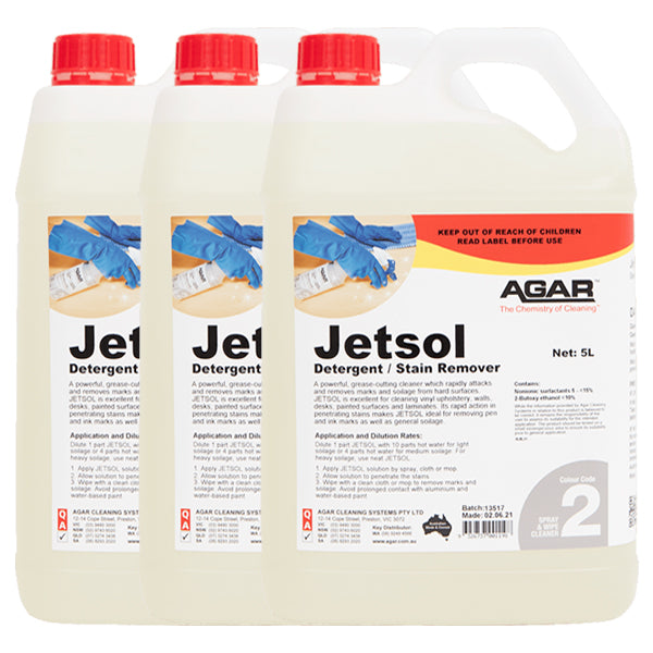 Agar Jetsol Laundry Detergent & Stain Remover - Powerful Cleaning for Clothes, Fabrics & Household Linens | Ideal for Everyday Laundry, Tough Stains & Fabric Care