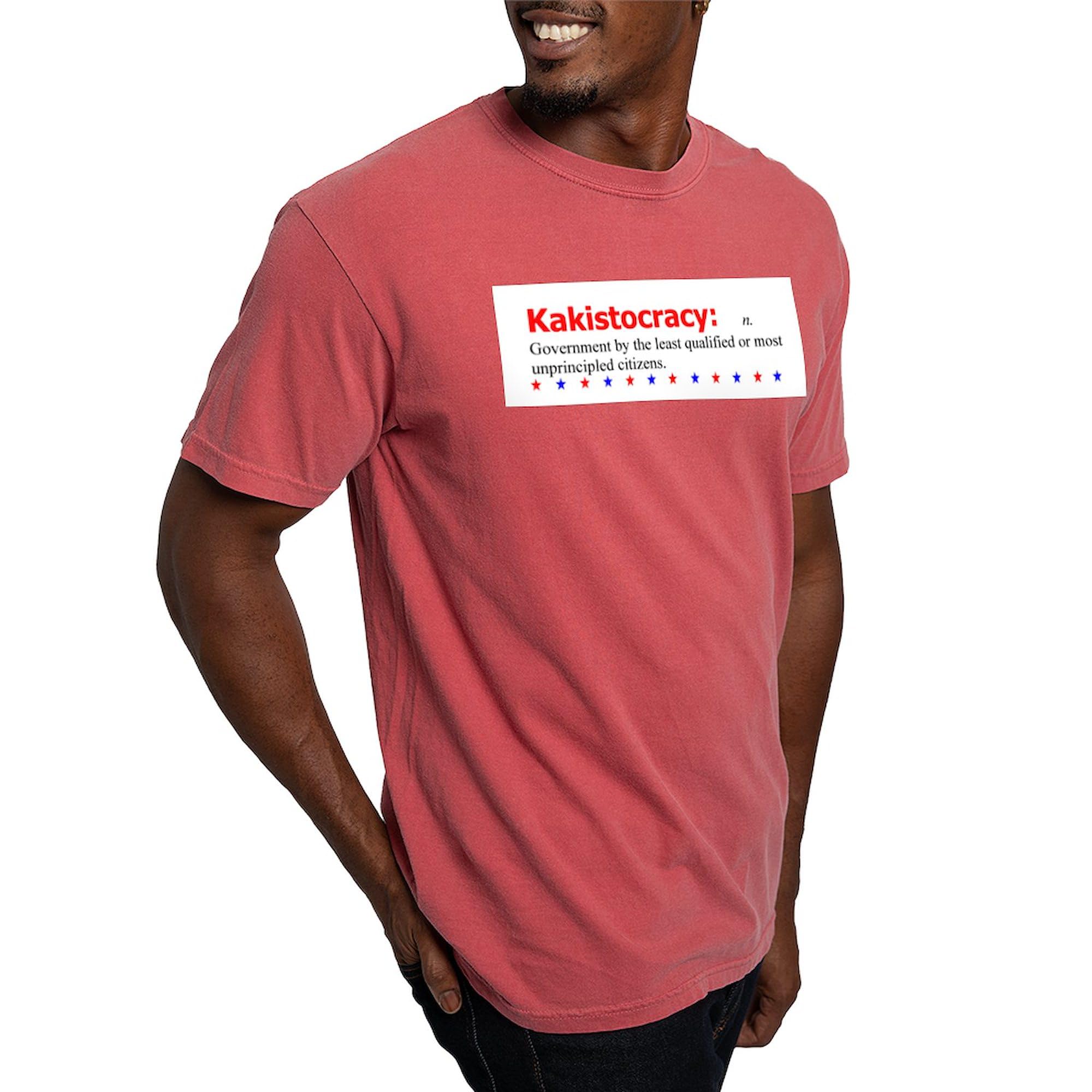 Kakistocracy T-Shirt for Men | Comfort Colors Cotton Tee | Political Satire Graphic Shirt | Casual Wear & Protest Outfit