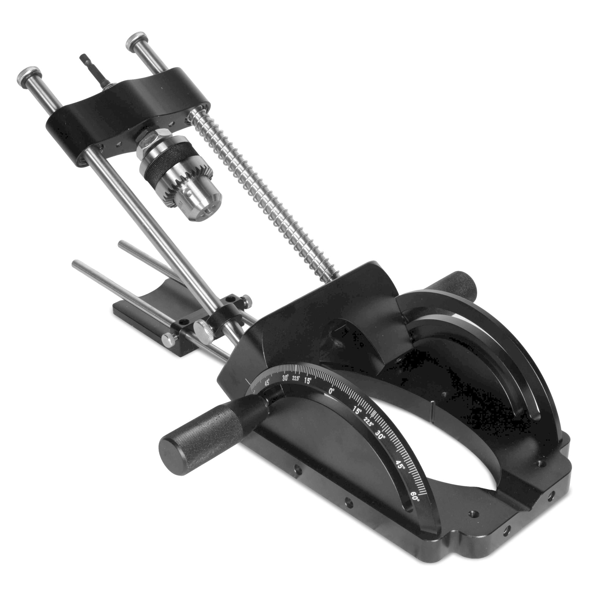 WEN WA1412 Heavy Duty Adjustable Portable Drill Guide - Precision Drill Press for Woodworking, Metalworking & DIY Projects