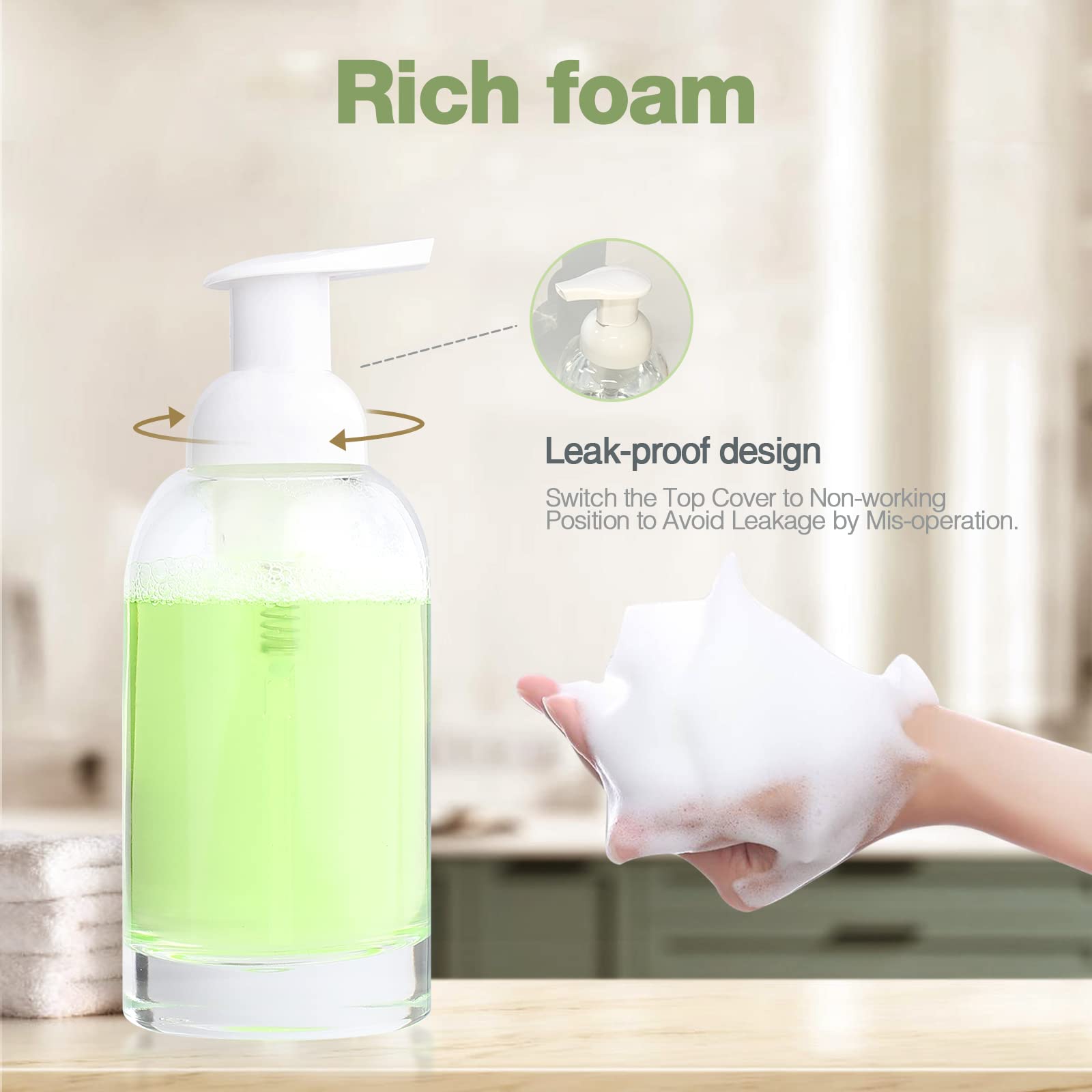 Eco-Friendly Foaming Hand Soap Refill Tablets - 60 Count | Travel & Home Use | Zero Waste Bathroom Essentials | Vegan & Cruelty-Free | Perfect for Kitchen, Office, and On-the-Go Hygiene